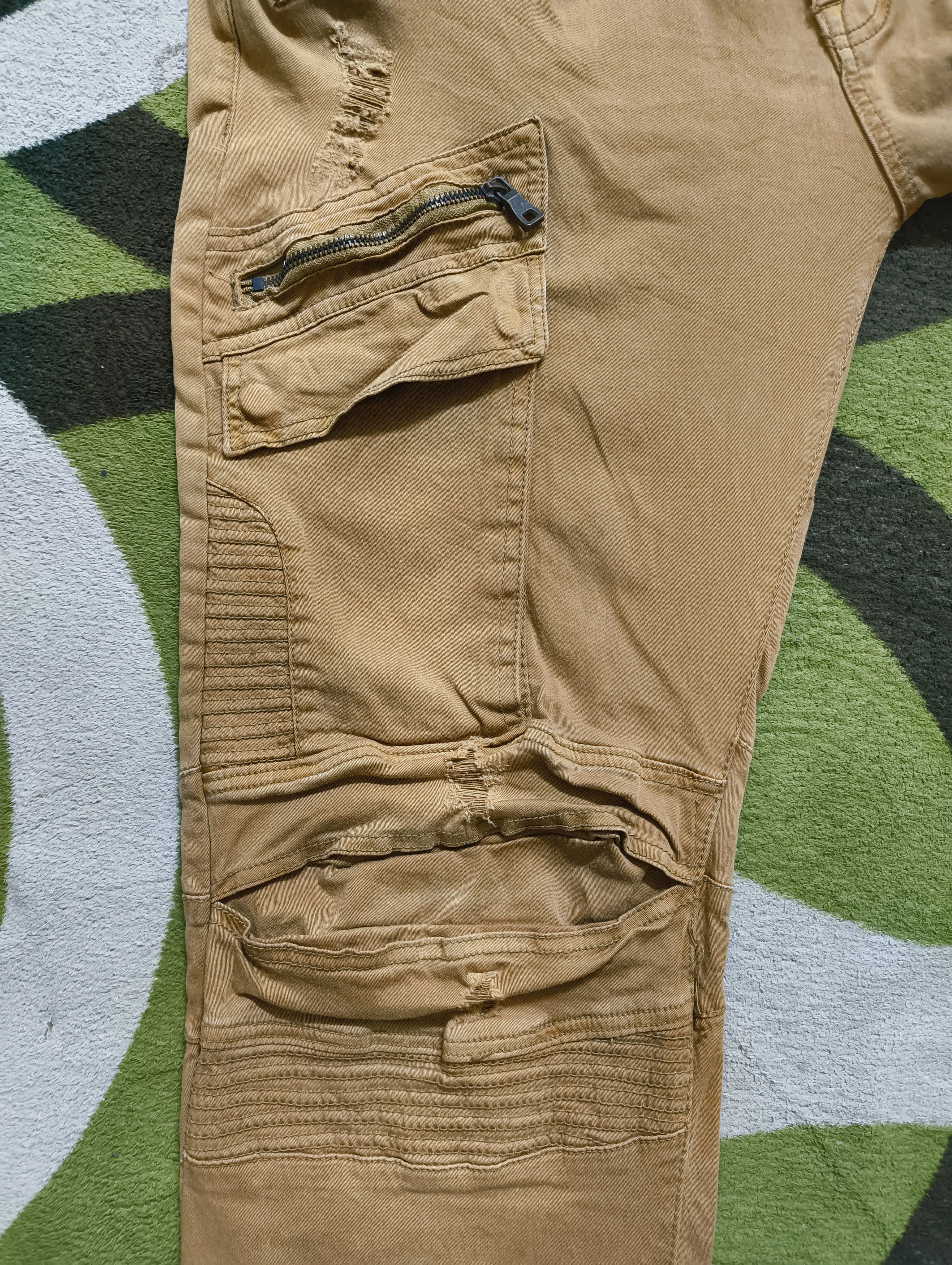 Decibel DECIBEL BIKER CARGO JEANS DISTRESSED DENIM Size US 42 / EU 58 - 8 Thumbnail