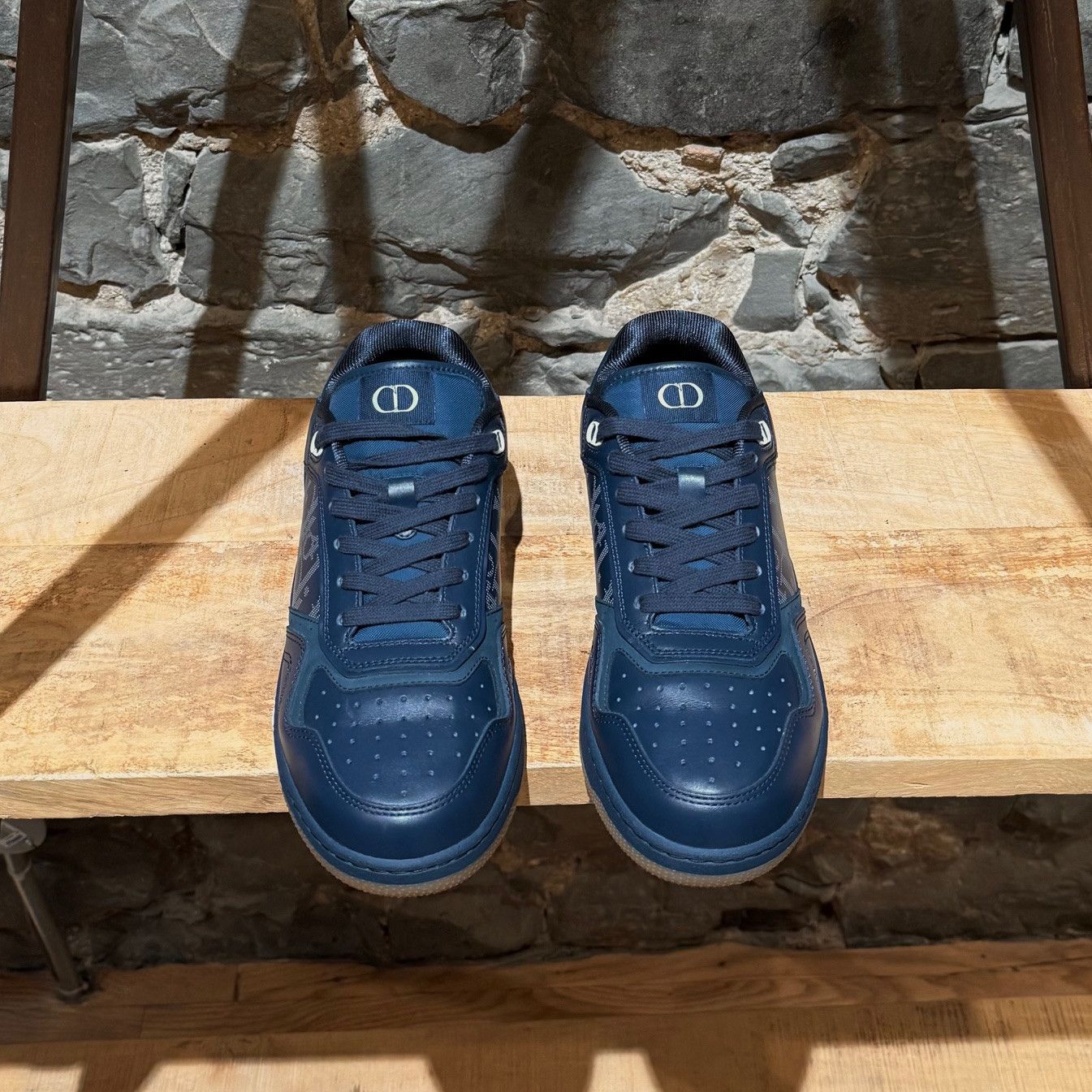 Dior Dior B27 Blue Galaxy Oblique Low-top Sneakers Size US 7 / EU 40 - 4 Thumbnail