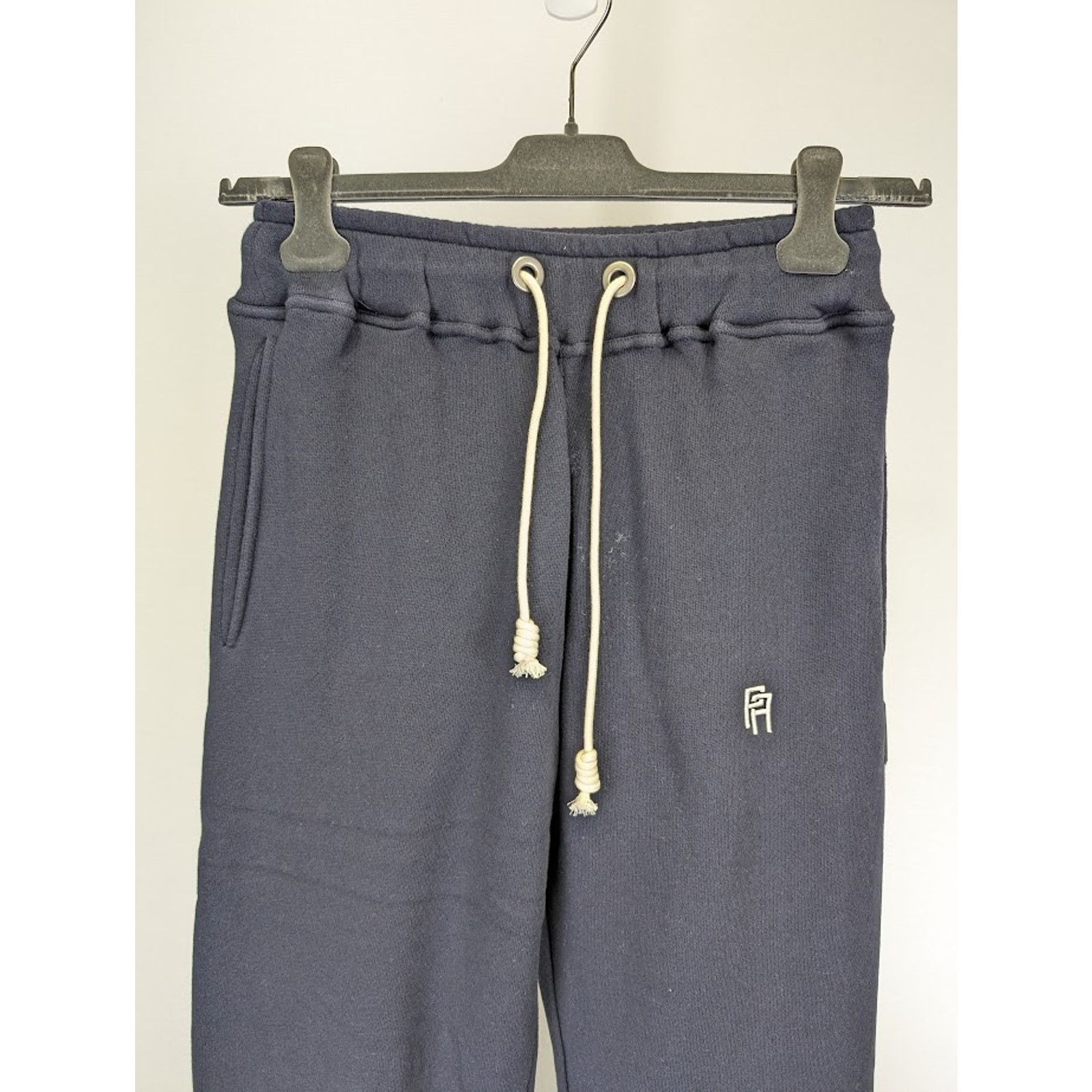 Palm Angels o1rshd1 PA Slim Sweatpant & Jogger in Navy Blue/White Size US 34 / EU 50 - 4 Thumbnail