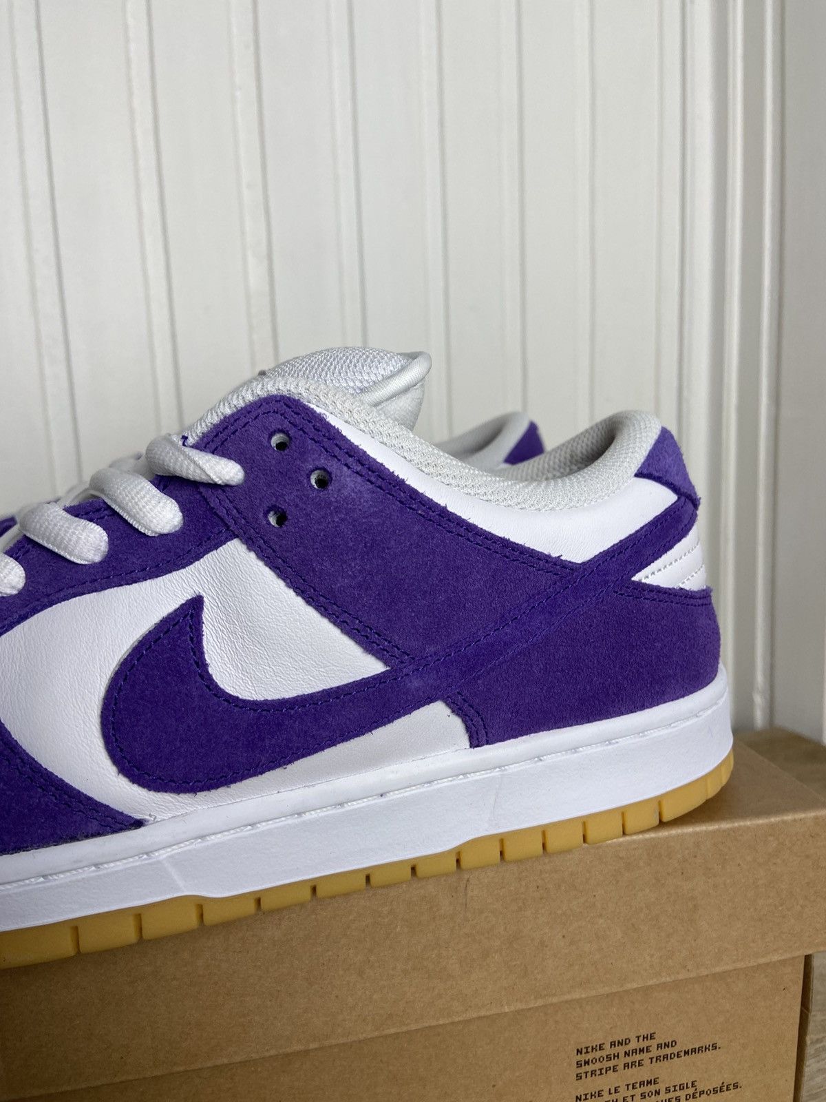 Nike New Nike SB Dunk Low Pro Orange Label Purple size 11US Size US 11 / EU 44 - 2 Thumbnail