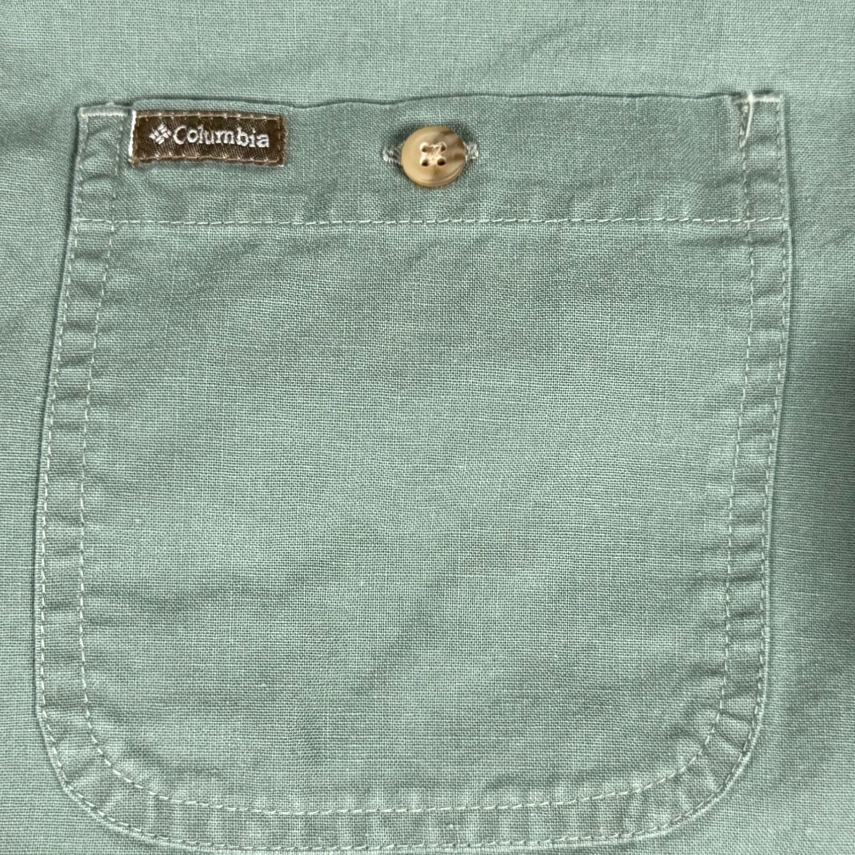 Vintage Columbia Large LS Shooting Shirt Button Up Hunting Outdoor Quilted Recoil Panel Size US XL / EU 56 / 4 - 5 Thumbnail