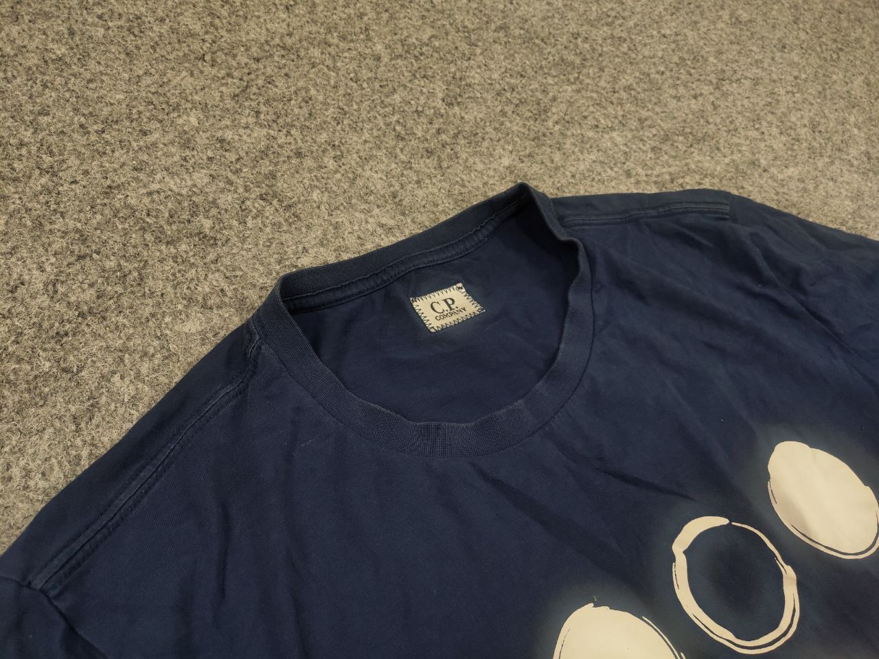 C.P. Company C.P. Company Navy blue T-shirt with Big logo Size US L / EU 52-54 / 3 - 5 Thumbnail