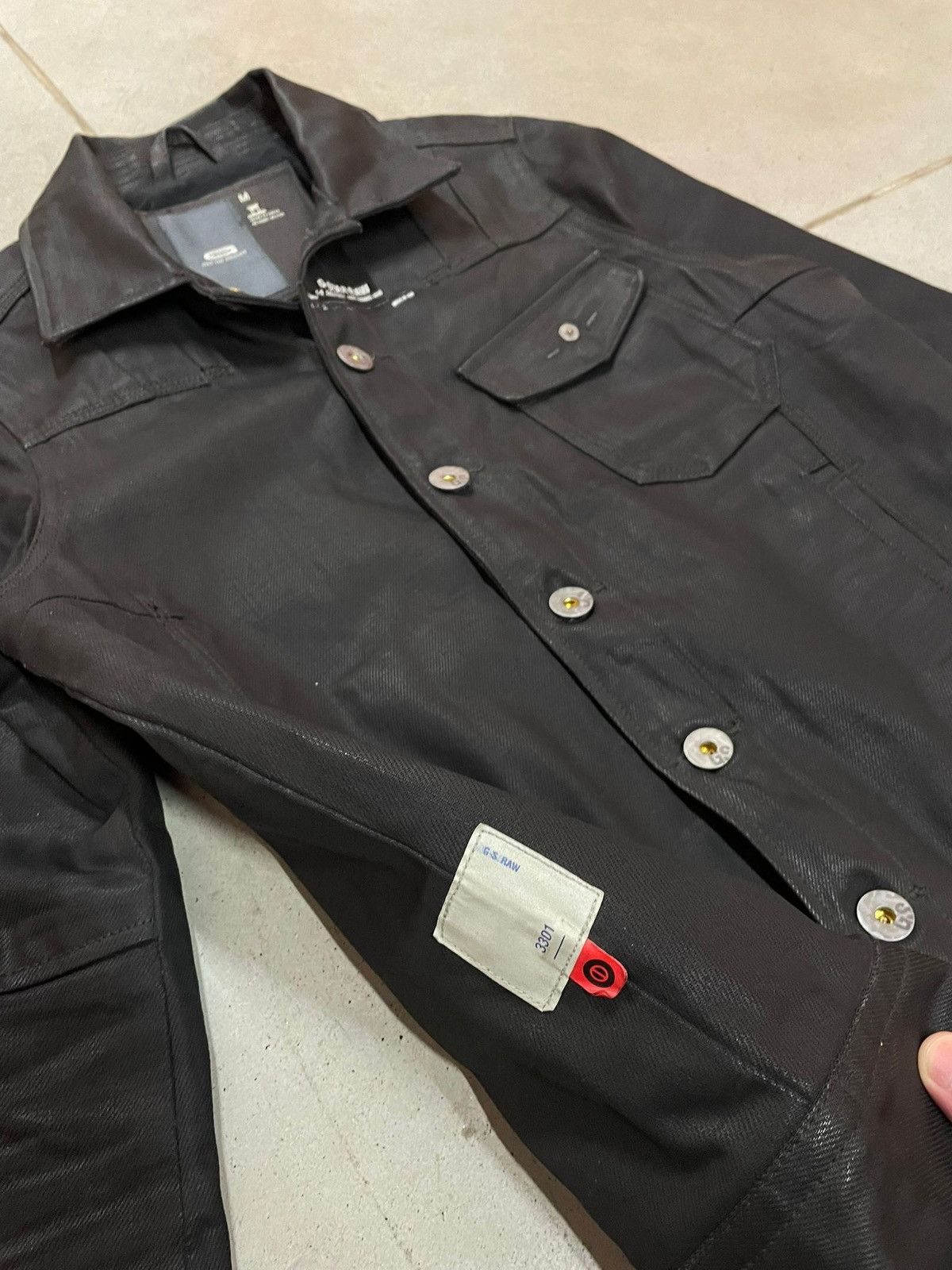 G-Star G Star Waxed Denim Jacket Size US M / EU 48-50 / 2 - 7 Thumbnail