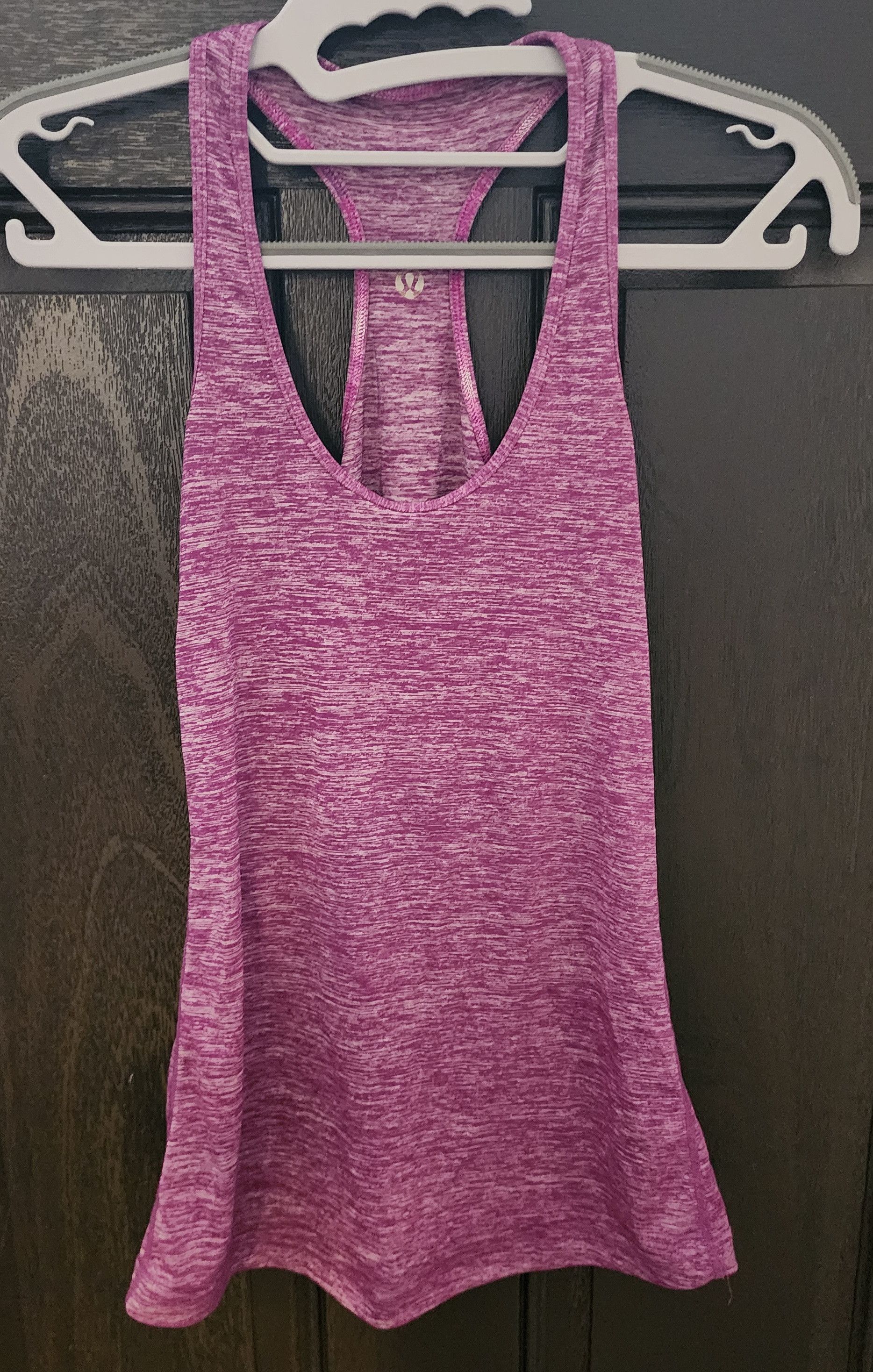 Lululemon Lululemon Heathered Pink Reversible Tank Approx 4 12.5" PTP Size S / US 4 / IT 40 - 1 Thumbnail