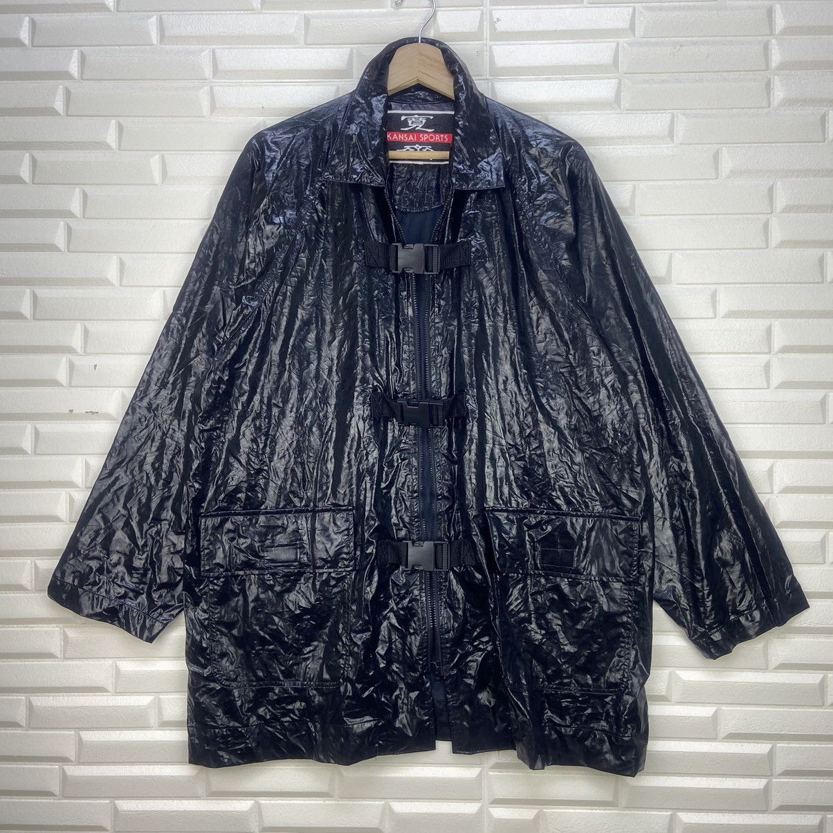 Japanese Brand × Kansai Yamamoto × Vintage Vintage Kansai Sports Buckle Light Jacket Size US L / EU 52-54 / 3 - 11 Thumbnail