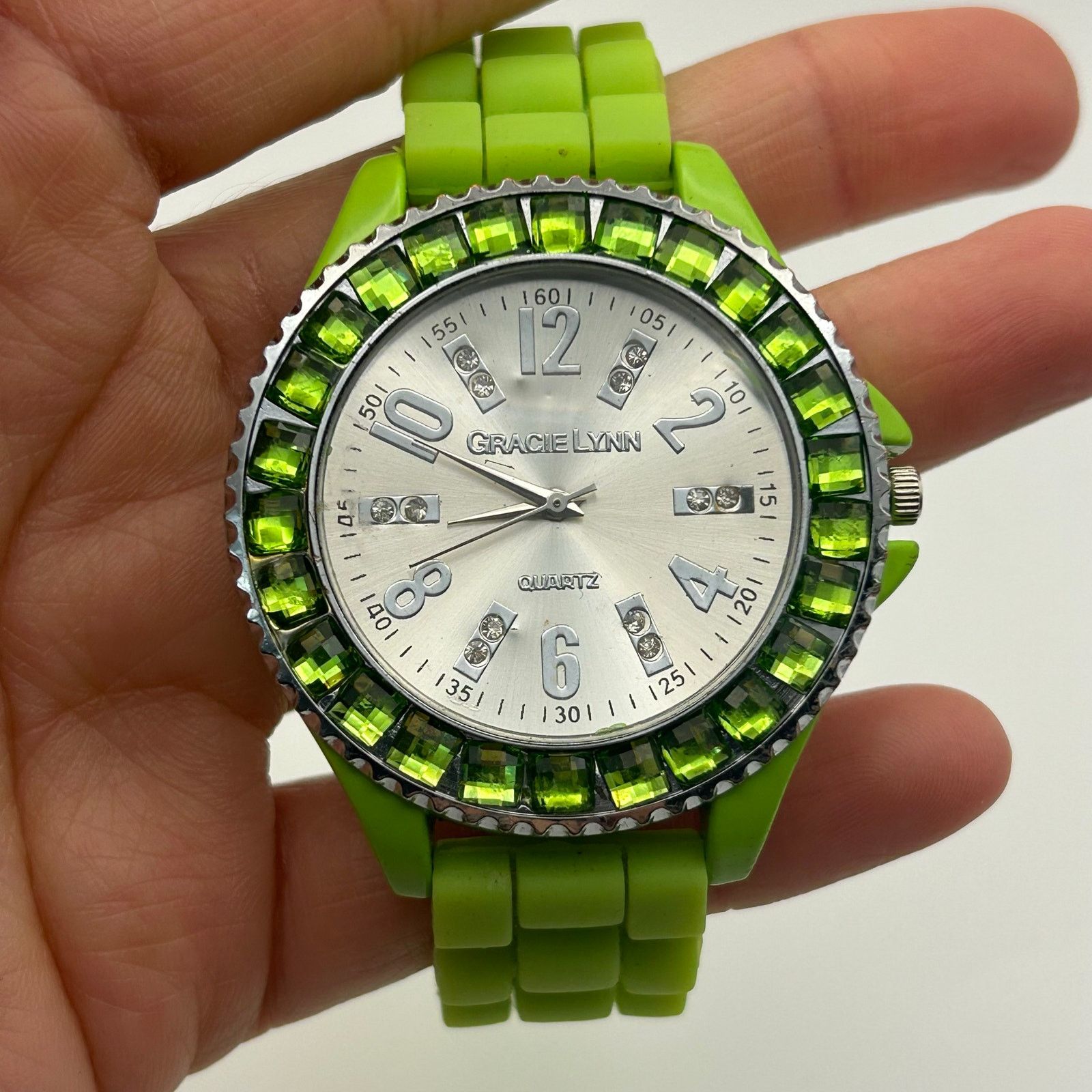 Other Gracie Lynn Green Silicon Band Women’s Fashion Watch Size ONE SIZE - 7 Thumbnail