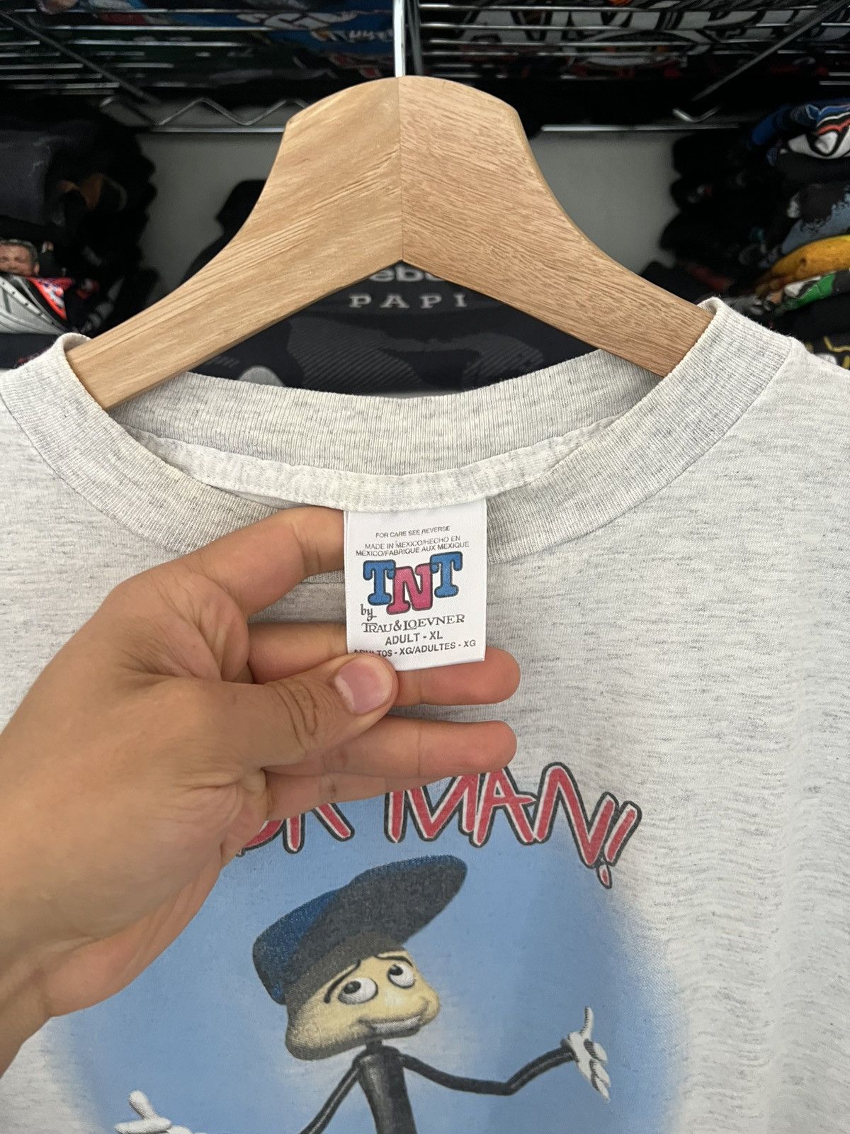 Vintage 90s Stick Man I’m Da Man! TNT Random Imran Potato Knock Off Size US XL / EU 56 / 4 - 3 Thumbnail