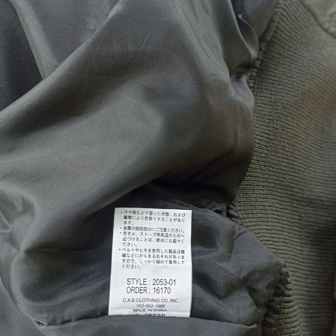 Japanese Brand Vintage Y2K Cab Clothing MA1 Bomber Jacker Size US M / EU 48-50 / 2 - 7 Thumbnail