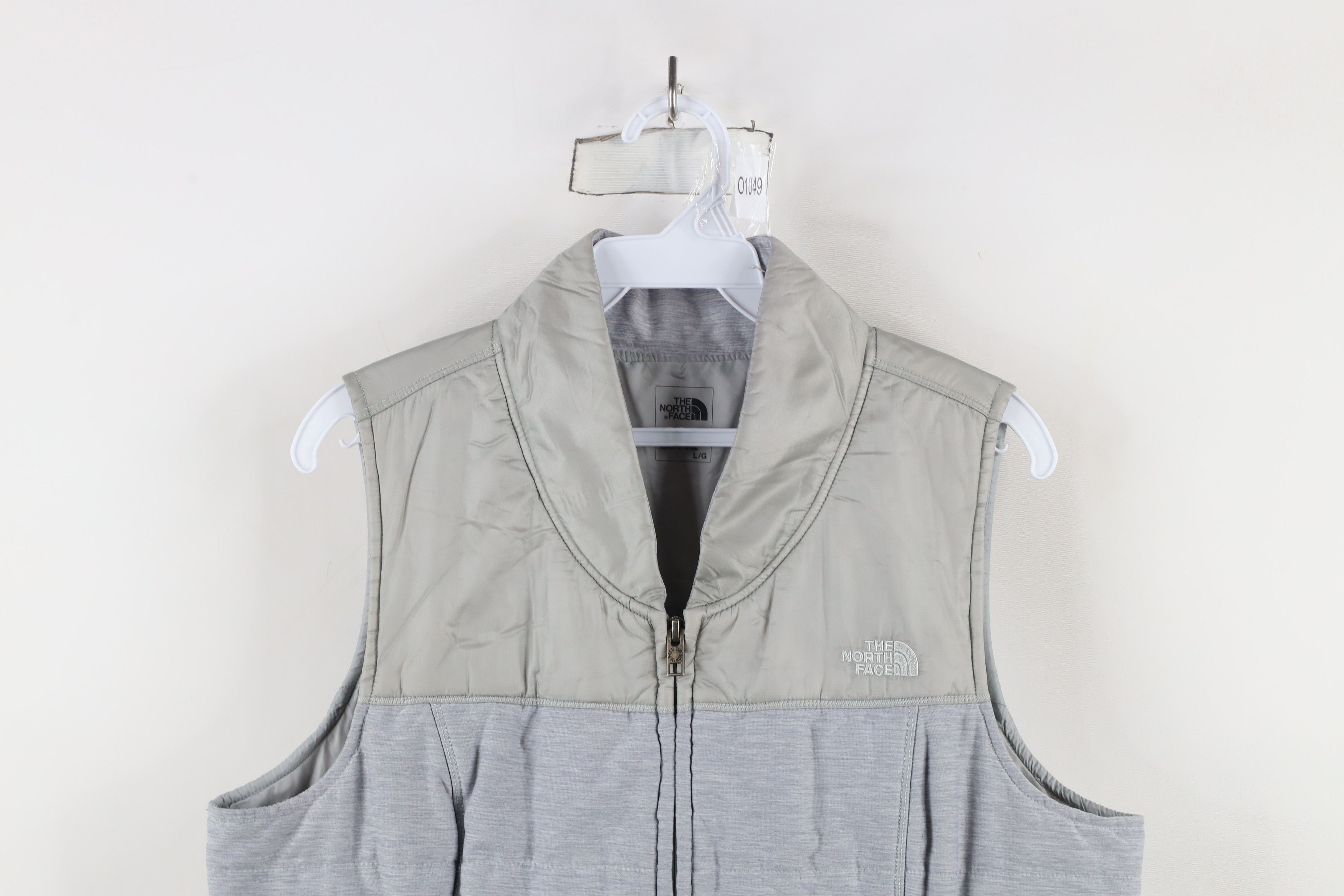 The North Face × Vintage The North Face Pseudio Quilted Micro Puffer Vet Jacket Size L / US 10 / IT 46 - 2 Thumbnail
