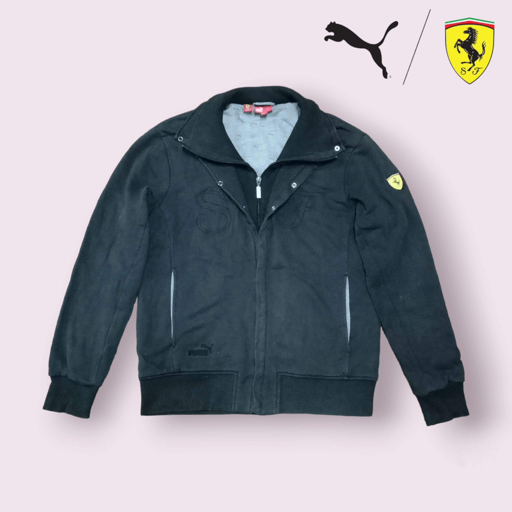Ferrari × Puma Speedcat PUMA x FERRARI Faded Black Jacket Size US S / EU 44-46 / 1 - 1 Thumbnail