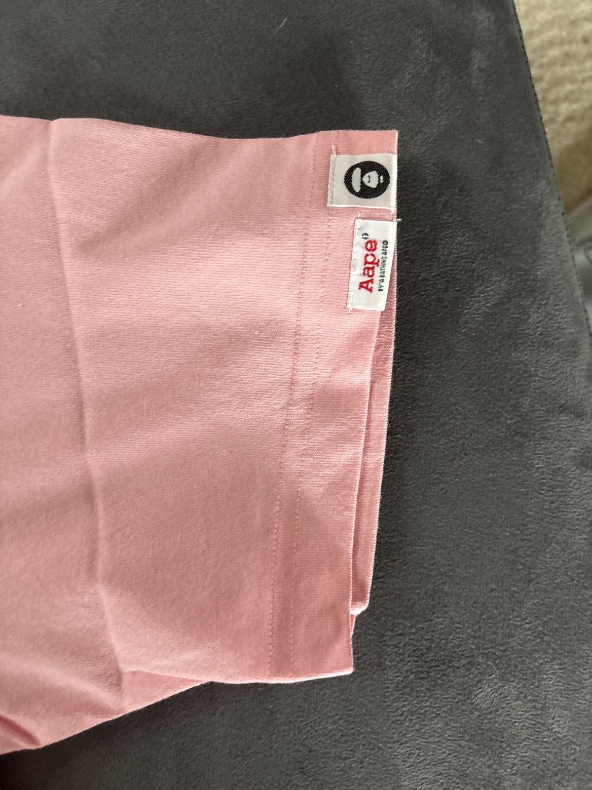 Aape × Bape Aape t-shirt pink purple and blue ape face Size US S / EU 44-46 / 1 - 9 Thumbnail