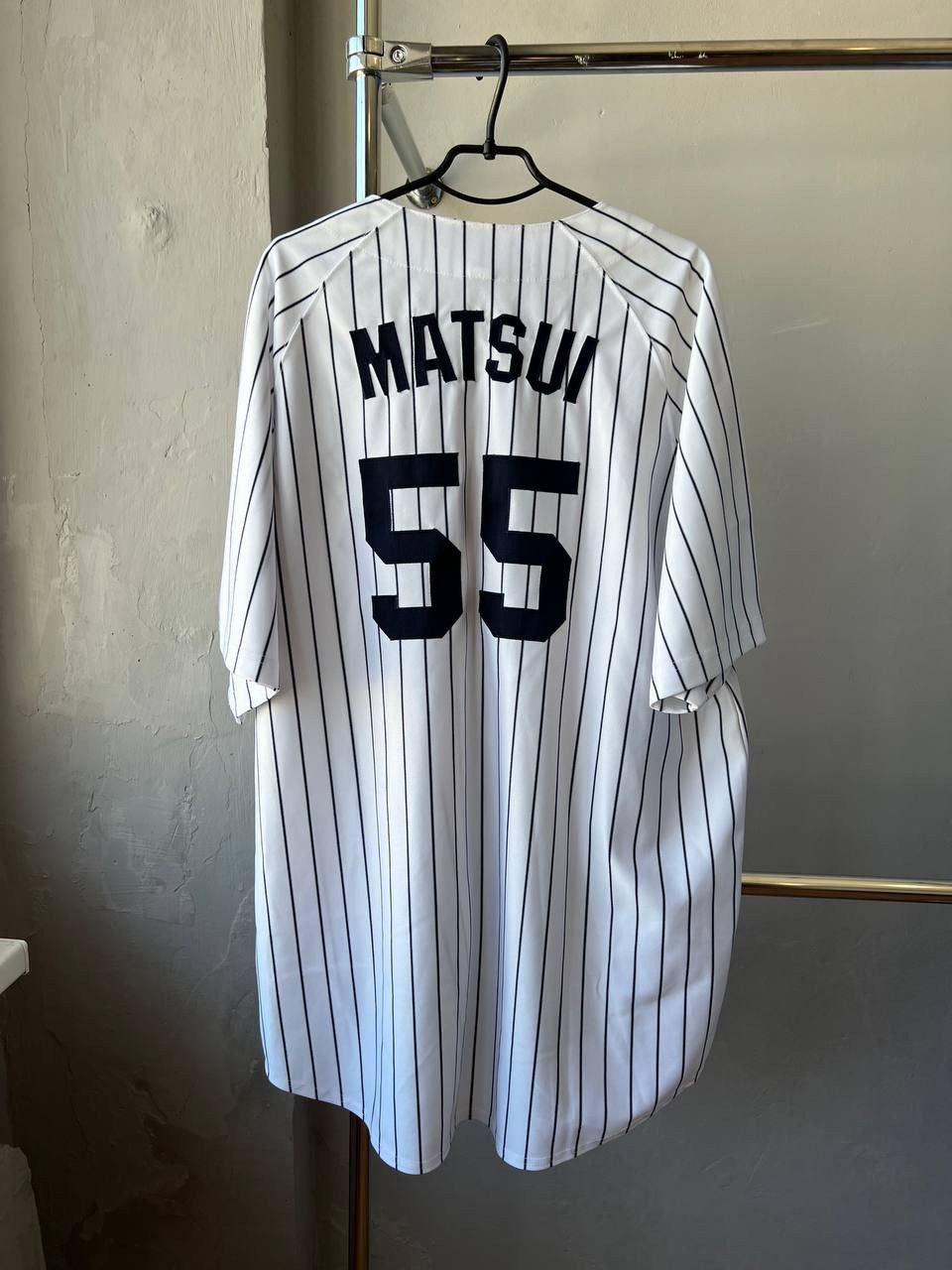 Vintage NEW! RUSSEL NEW YORK YANKEES #55 MATSUI BASEBALL MLB SHIRT Size US XXL / EU 58 / 5 - 12 Thumbnail