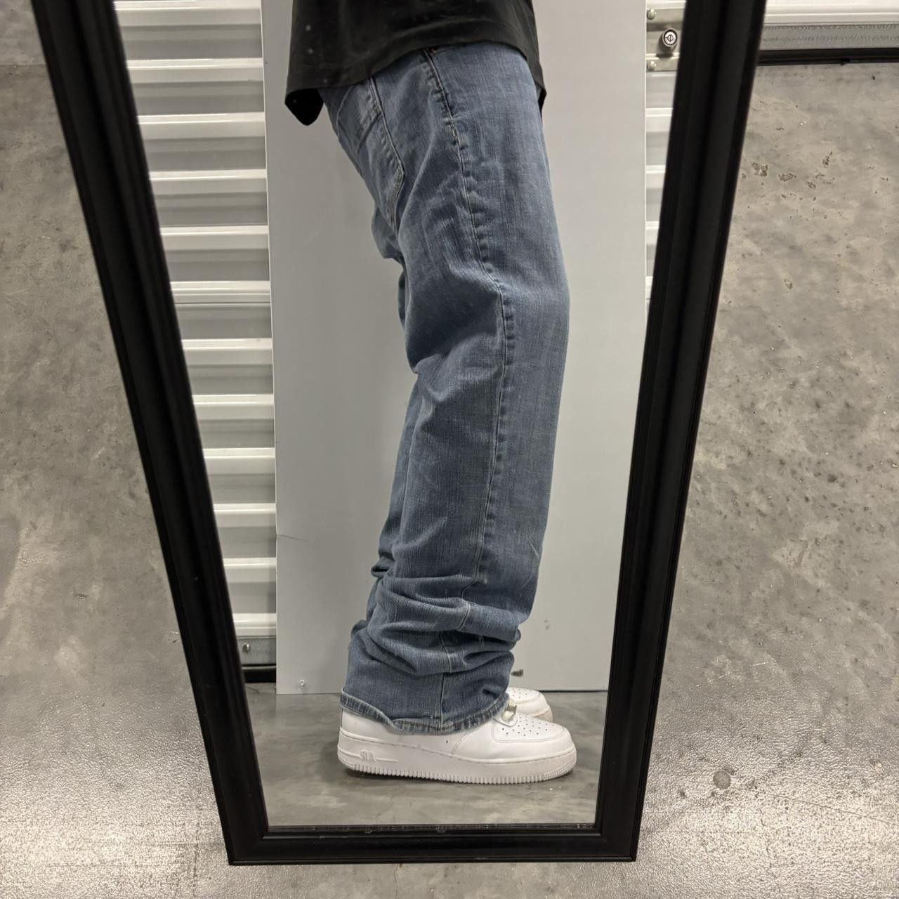 Japanese Brand × Vintage Crazy Vintage Y2K/2000s Medium Wash Essential Denim Jeans! Size US 36 / EU 52 - 2 Thumbnail