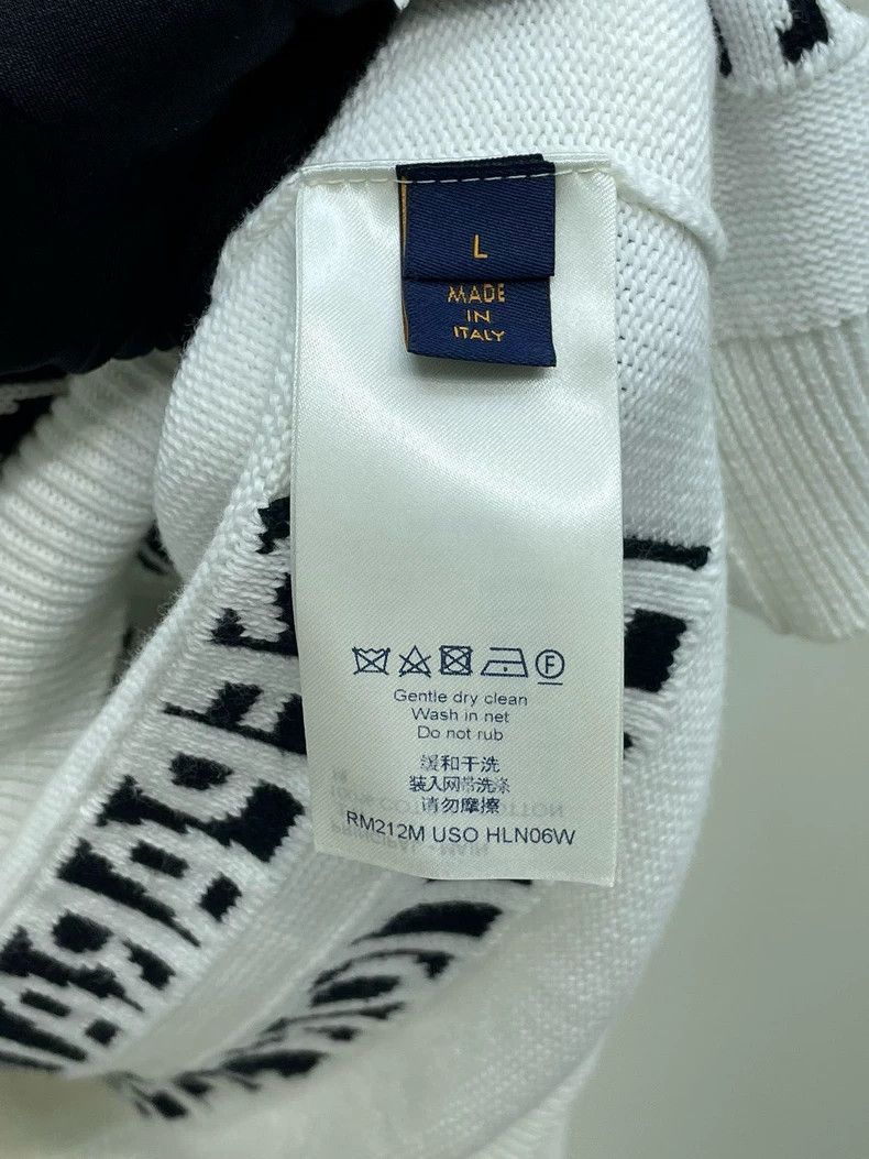 Louis Vuitton Louis Vuitton Letter Crew Neck Sweater Size US L / EU 52-54 / 3 - 5 Thumbnail