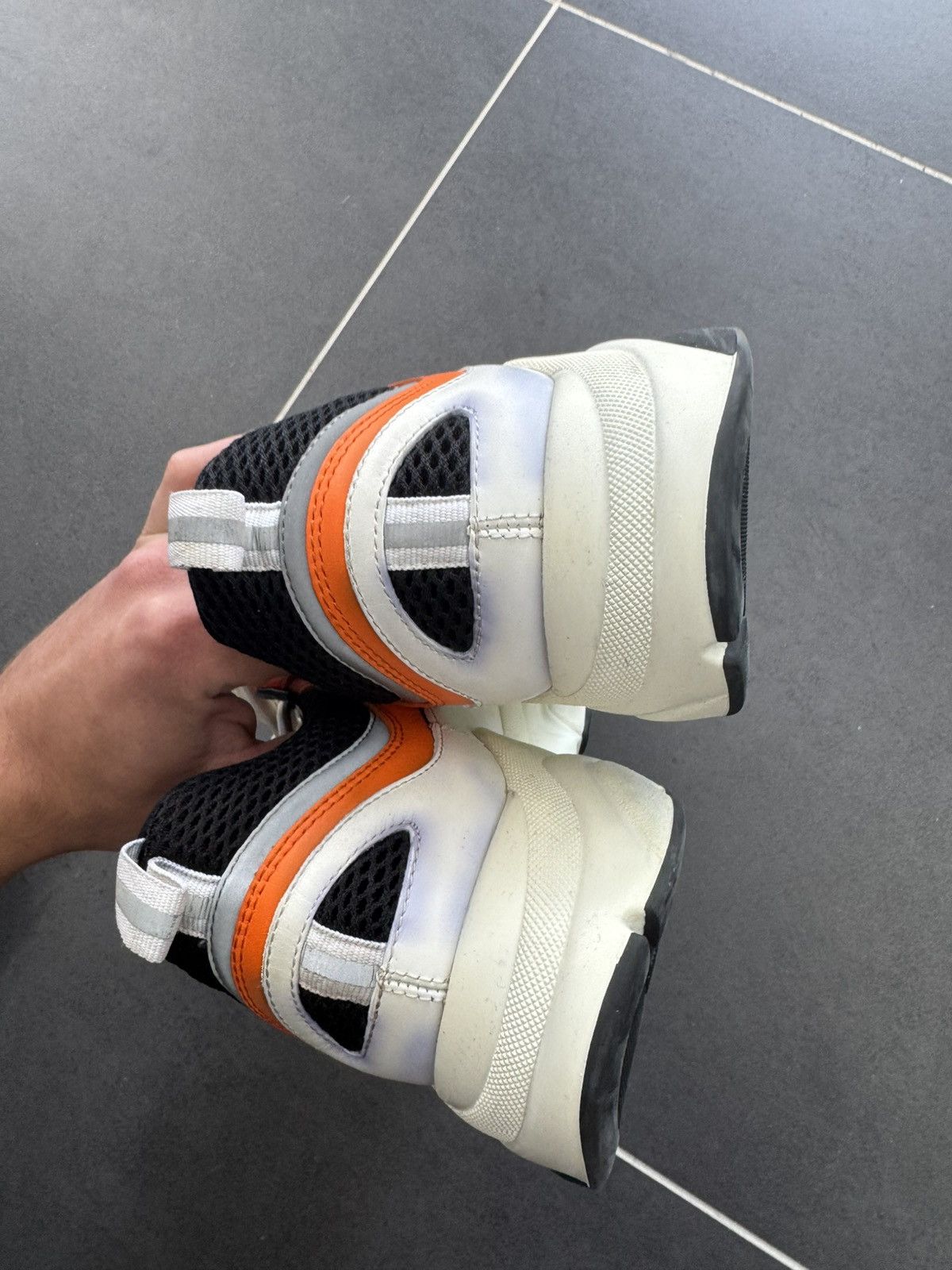 Dior Dior b22 white/orange Size US 12 / EU 45 - 3 Thumbnail