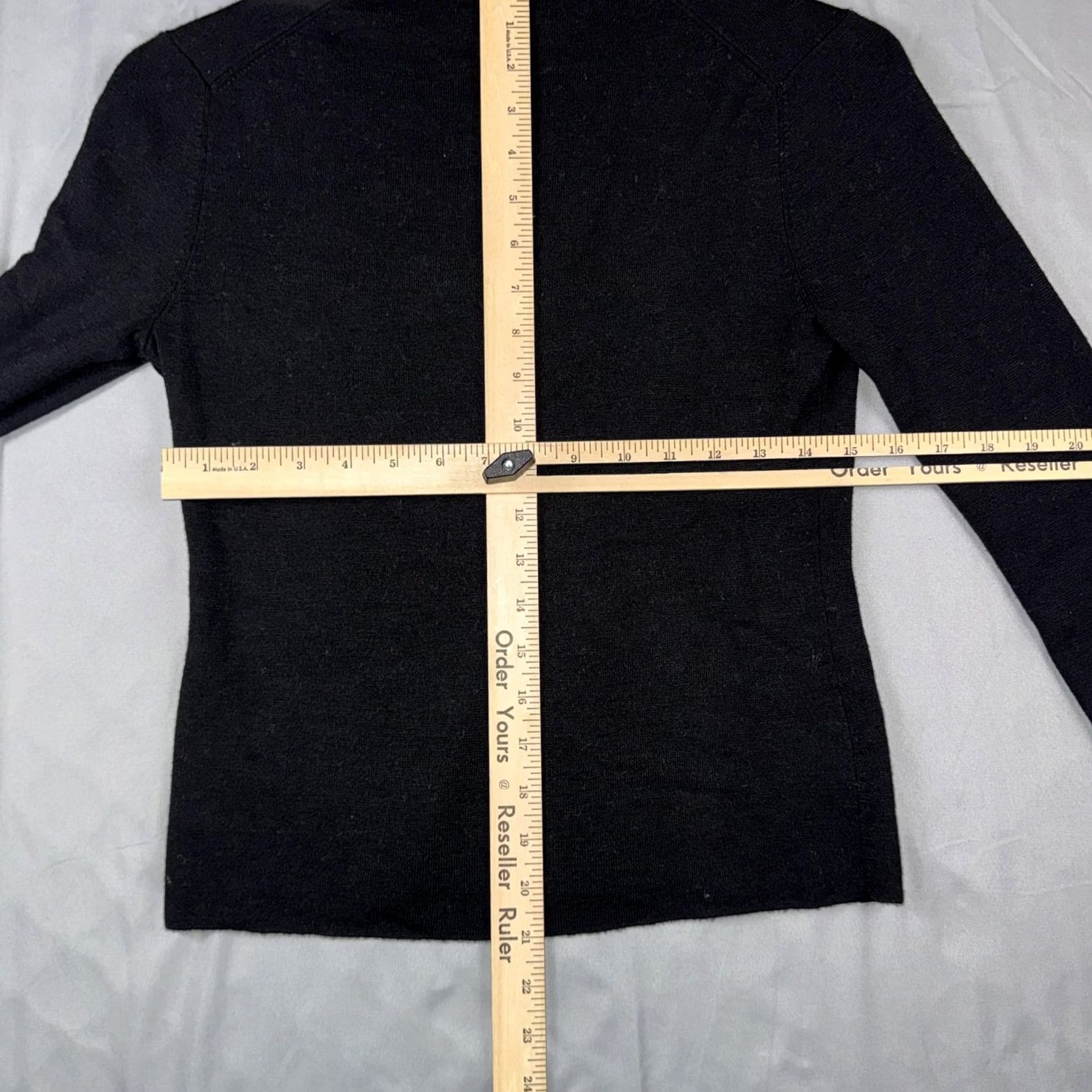 Brooks Brothers Brooks Brothers Sweater Men's Medium Black 100% Wool V Neck Knit Pullover Luxury Size US M / EU 48-50 / 2 - 6 Thumbnail