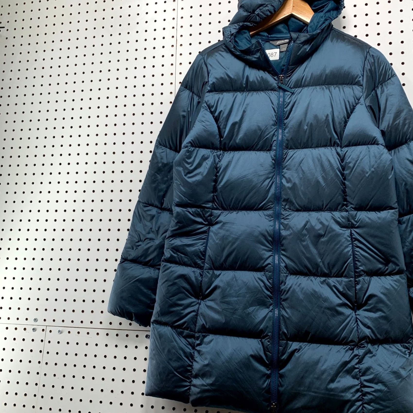 Eddie Bauer Eddie Bauer Down Puffer Parka Jacket Womens Large Blue Luna Quilted Coat Size L / US 10 / IT 46 - 5 Thumbnail