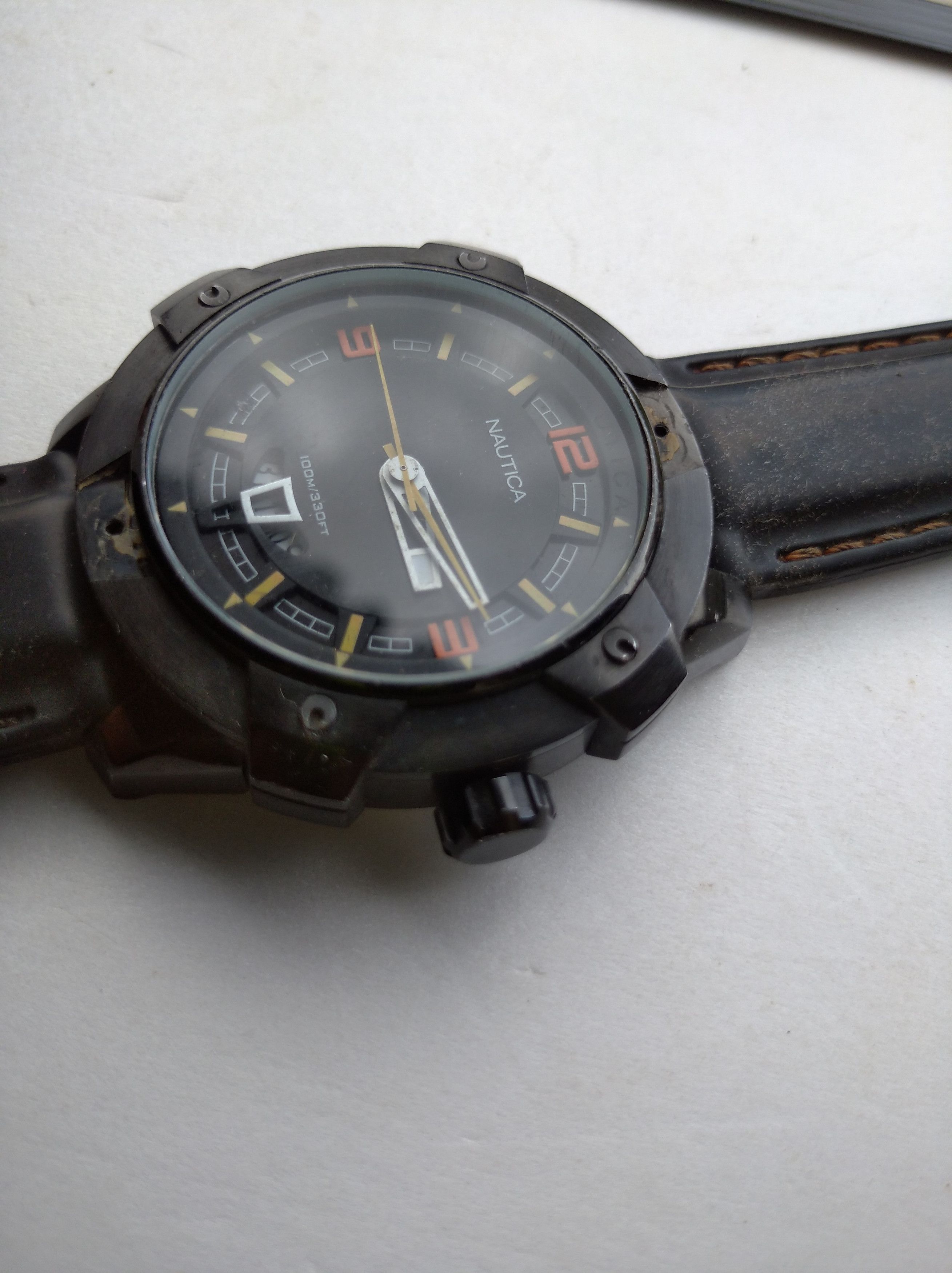 Nautica Mens Watch A35517G NCS 46 with Black Dial