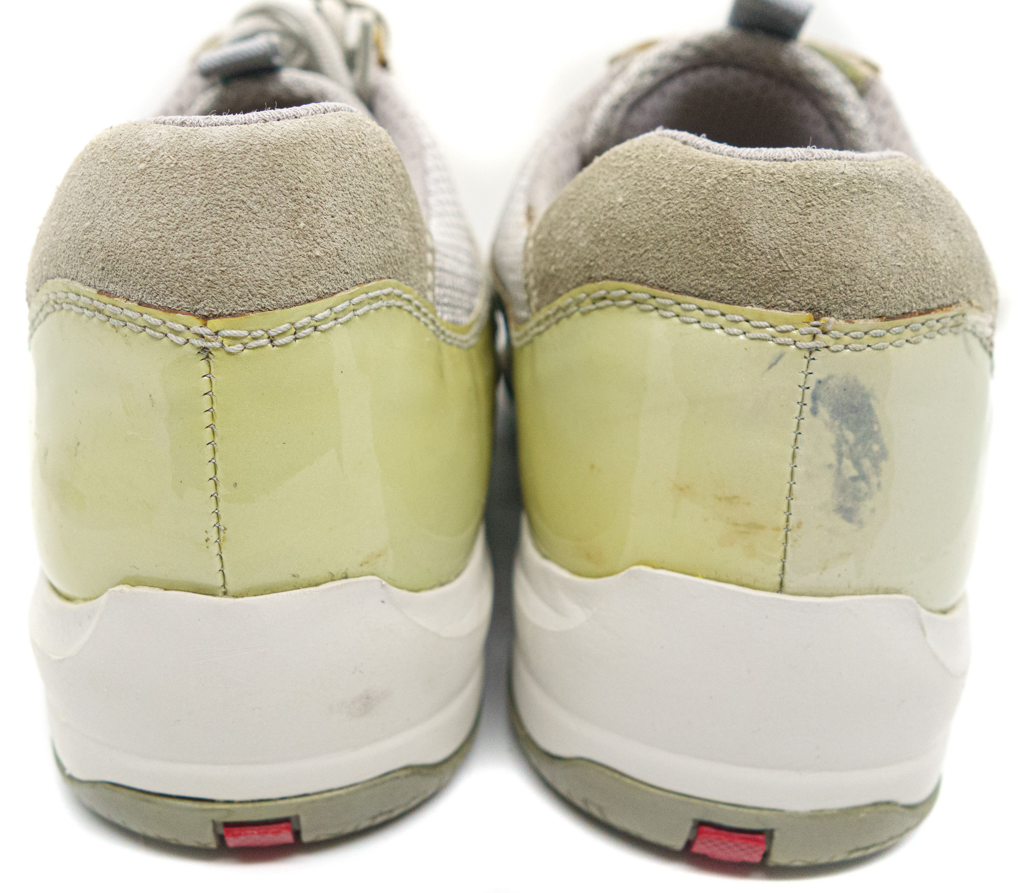 Prada Sport 00S Logo Patent Leather Low Sneakers Vintage Size US 7 / IT 37 - 3 Thumbnail