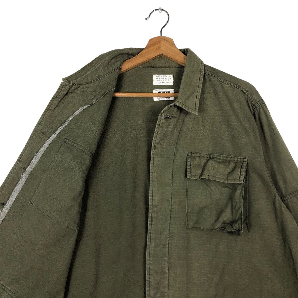 Toyo Enterprises Vintage Caego Jacket Military Rip Stop Poplin Multi Pockets Size US M / EU 48-50 / 2 - 12 Thumbnail