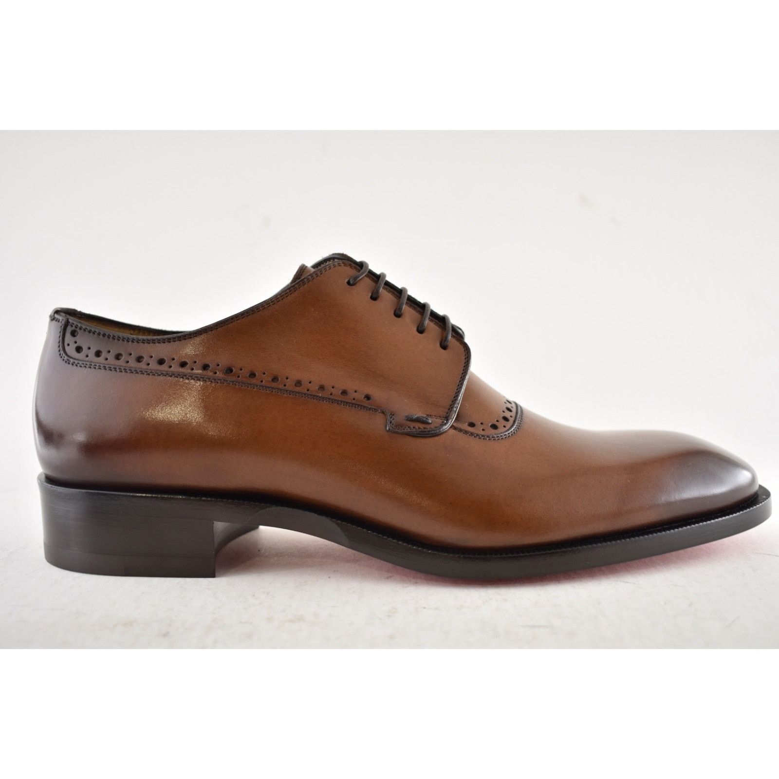Christian Louboutin Christian Louboutin Sartoby Flat Brown Leather Derby 45 12 Size US 12 / EU 45 - 2 Thumbnail