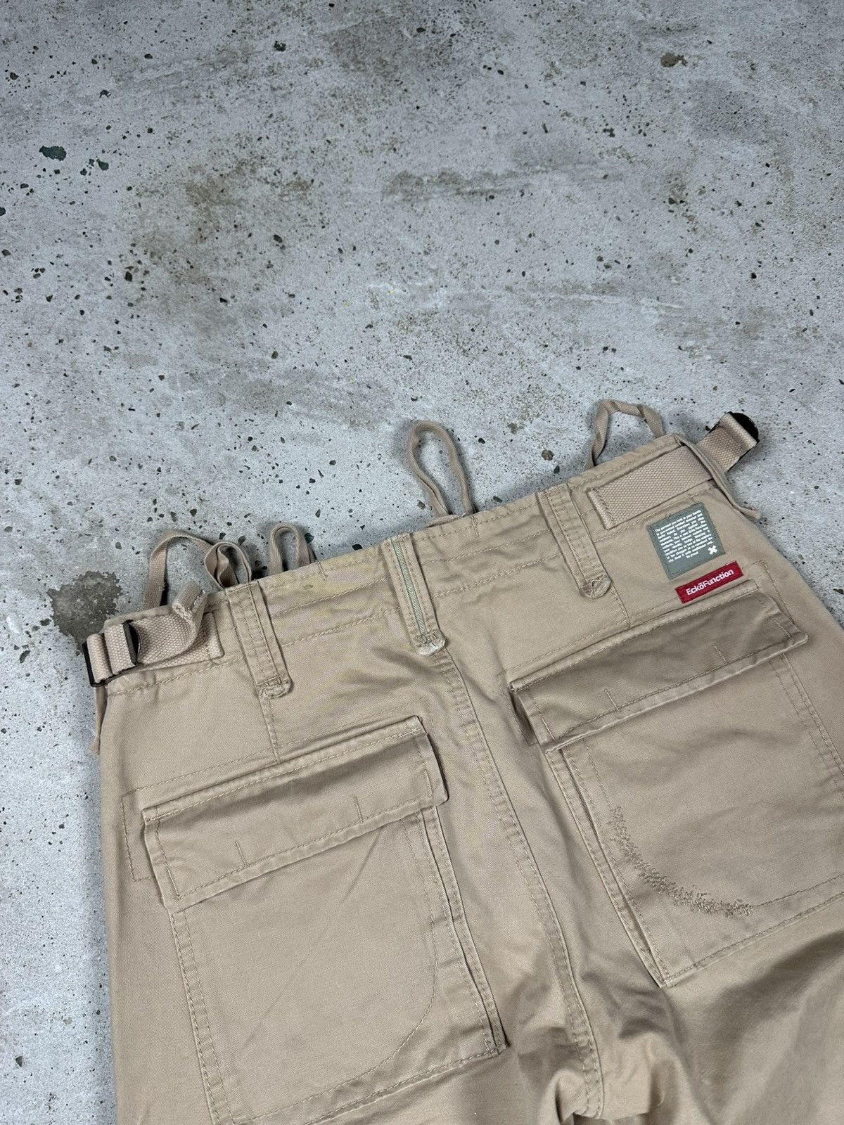Ecko Unltd. × Vintage Vintage Y2K Ecko Unltd Function Beige Cargo Baggy Pants Size US 32 / EU 48 - 14 Thumbnail