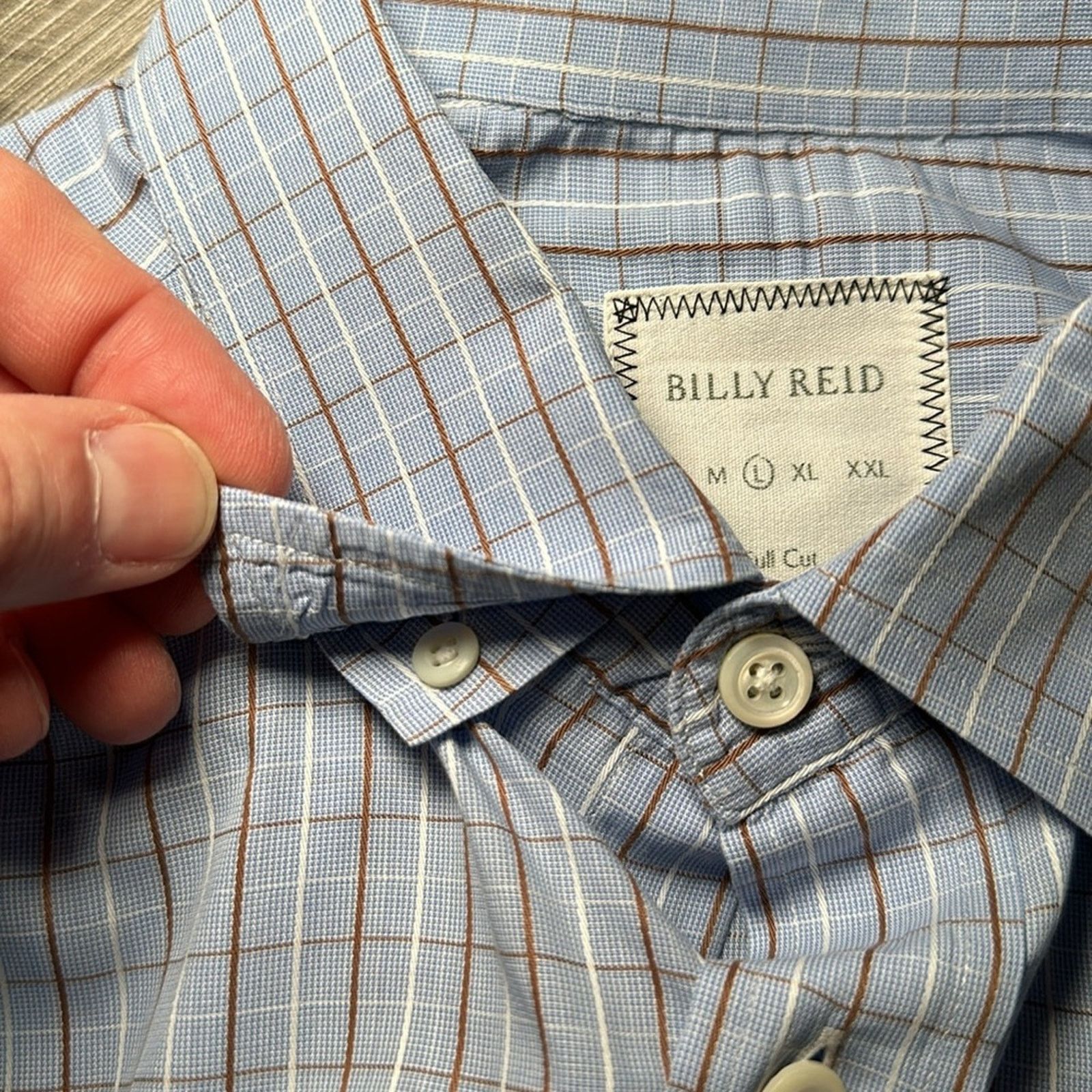 Billy Reid Billy Reid Full Cut Long Sleeve Button Down - Large Size US L / EU 52-54 / 3 - 7 Thumbnail