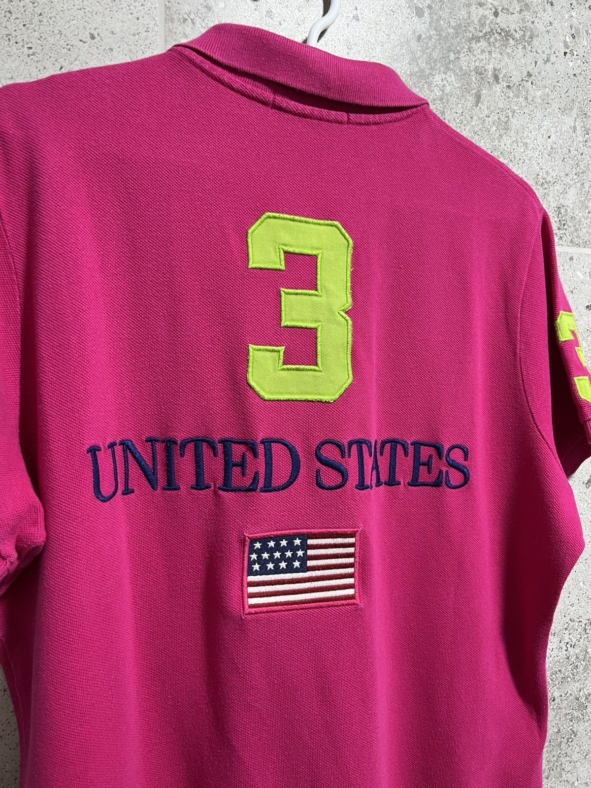 Polo Ralph Lauren × Vintage Polo Ralph Lauren Skinny Polo Shirt Women's Pink Size XL Size XL / US 12-14 / IT 48-50 - 8 Thumbnail
