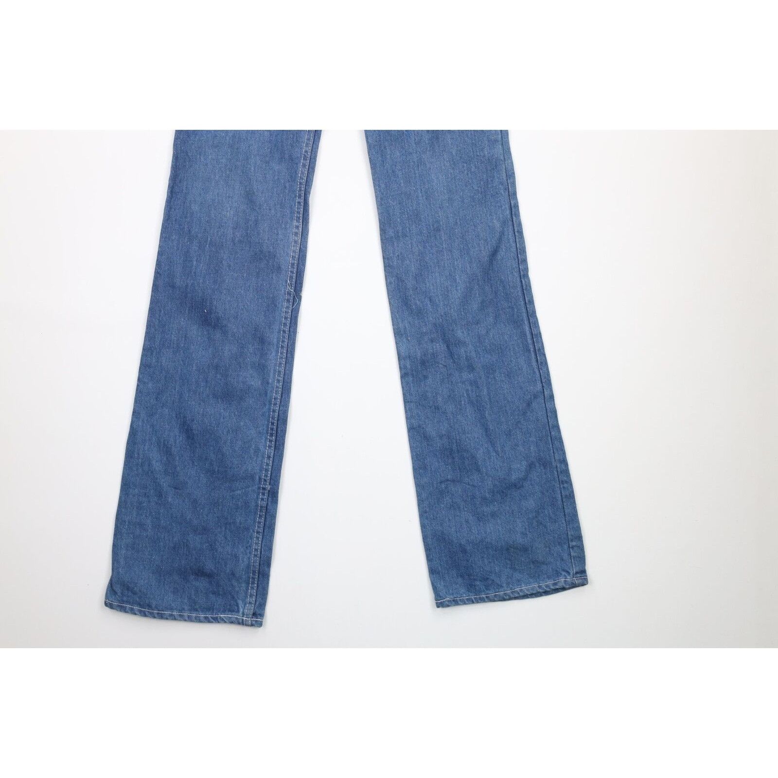 Vintage Vintage 70s Streetwear Distressed Flared Bell Bottoms Jeans Size 26" / US 2 / IT 38 - 4 Thumbnail