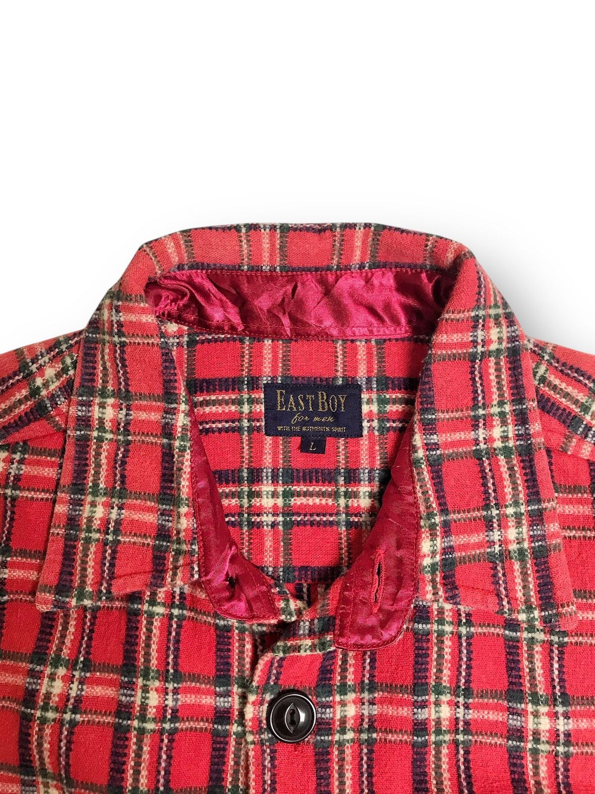 Vintage East Boy Double Pocket Vintage Plaid Outer Flannel Size US XL / EU 56 / 4 - 5 Thumbnail