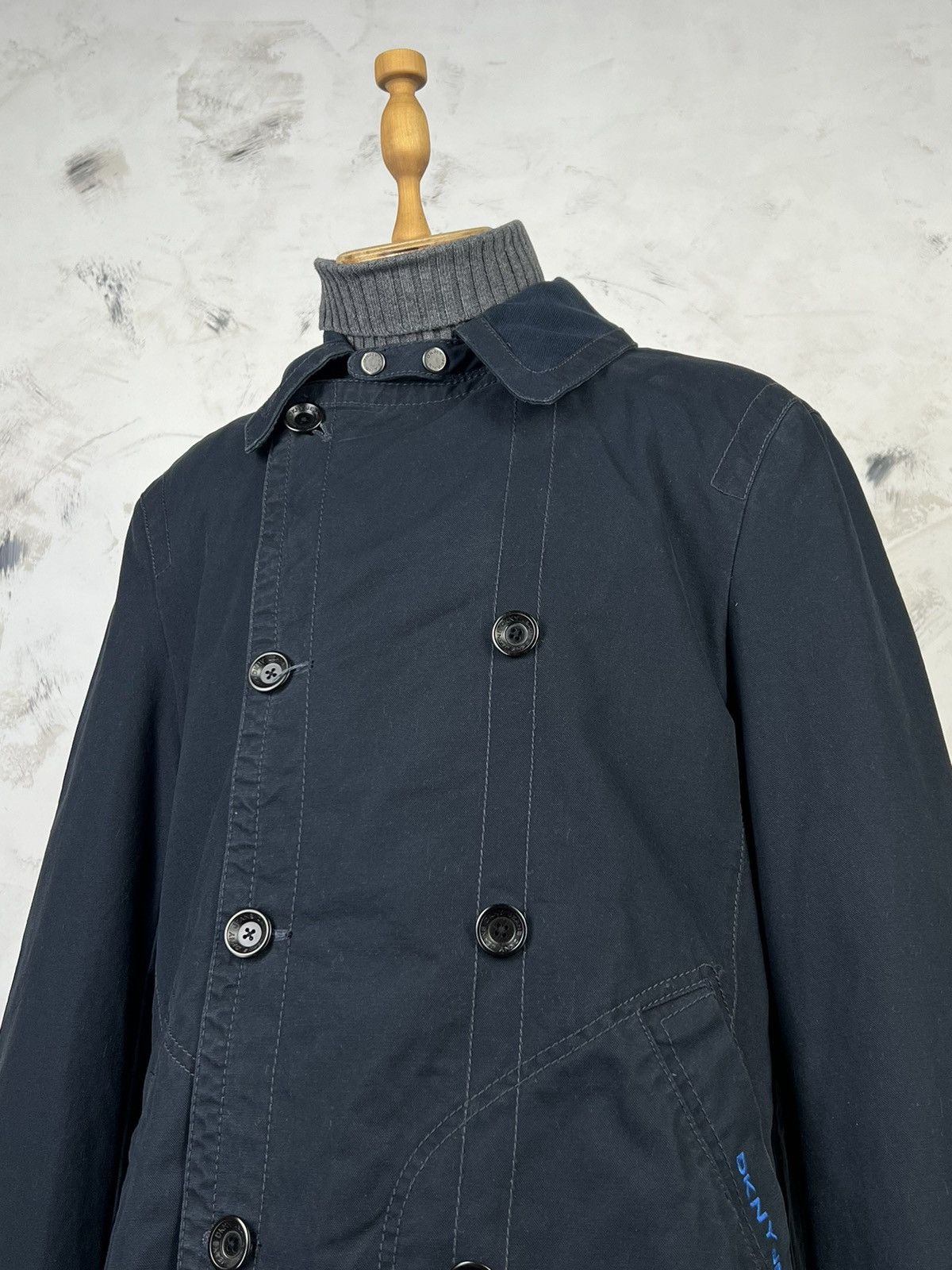 DKNY DKNY Jeans Double Breasted Coat Jacket Size M - L Size US L / EU 52-54 / 3 - 5 Thumbnail