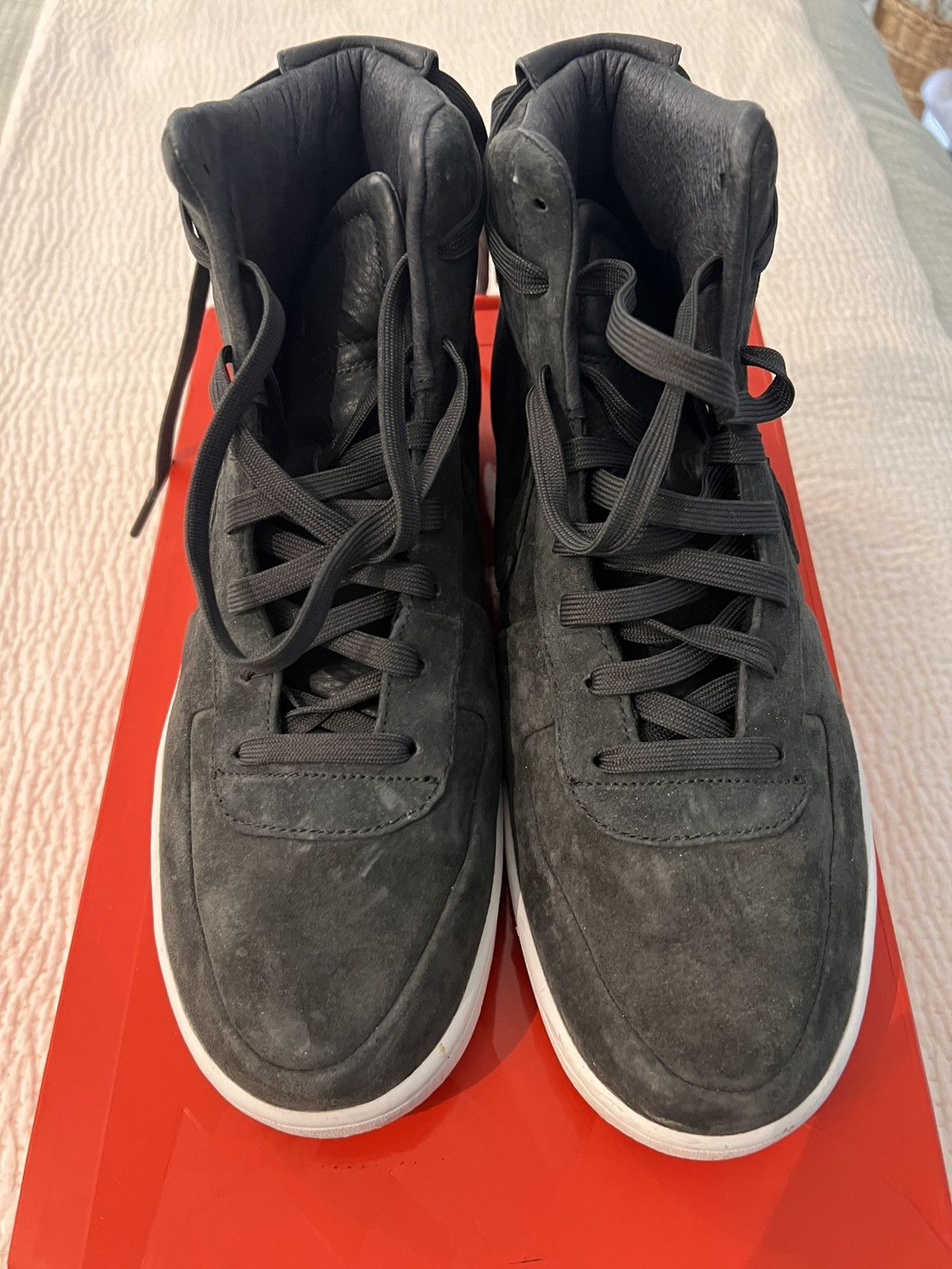 John Elliott × Nike NIKE JOHN ELLIOT VANDAL HIGH - Grey/Antharite Size US 9.5 / EU 42-43 - 1 Thumbnail
