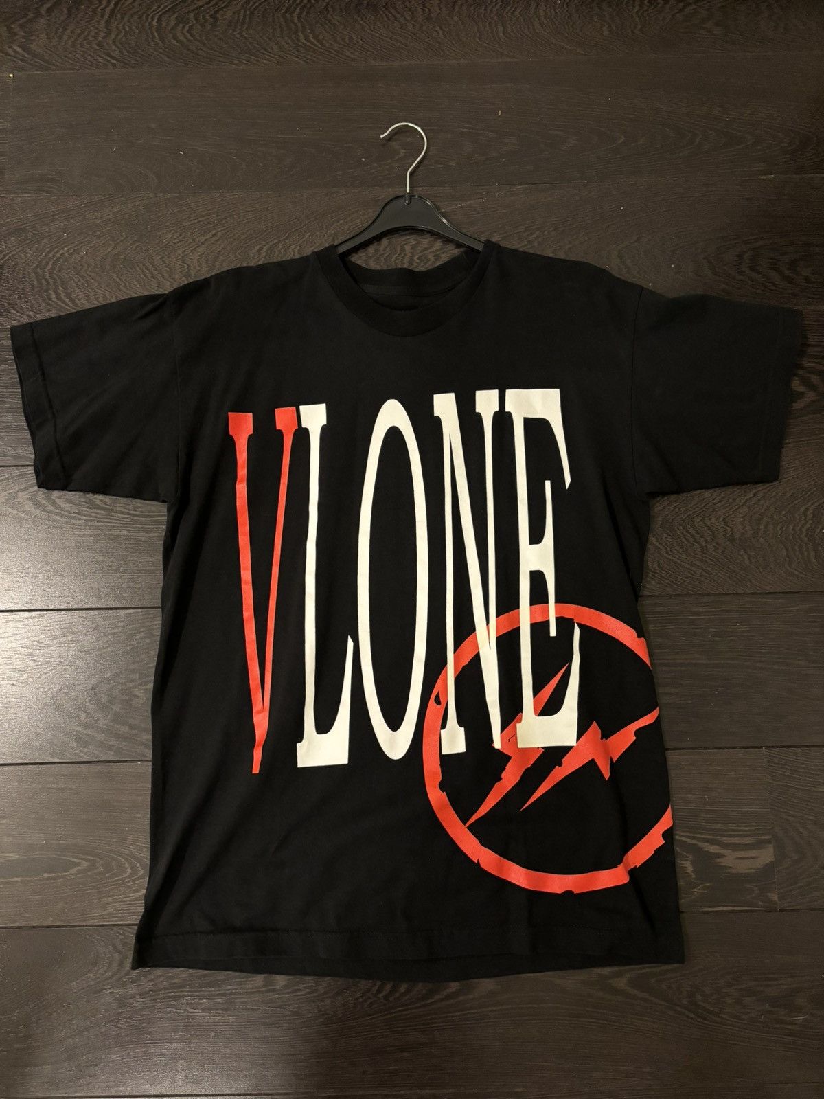 Vlone orange staple sales tee