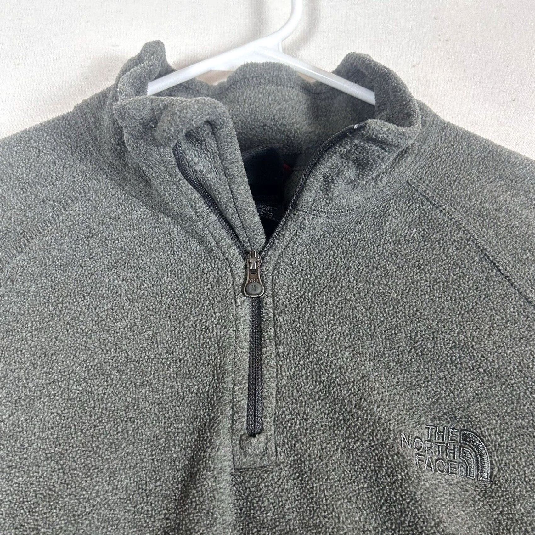 The North Face The North Face Gray Fleece 1/4 Zip Womens Medium Pullover Jacket Size M / US 6-8 / IT 42-44 - 2 Thumbnail