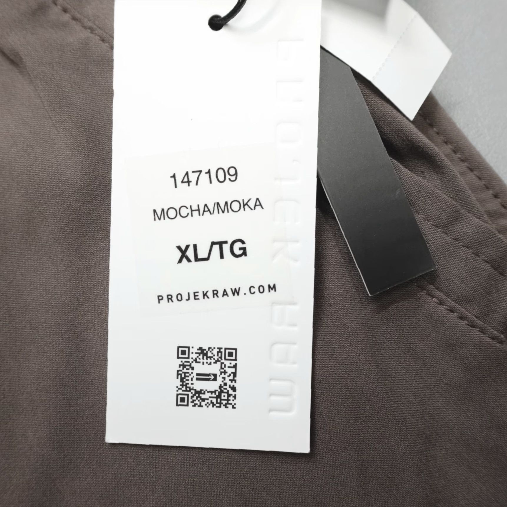 Vintage Projek Raw Bungee flex Cargo Pants Men's XL Mocha Nylon Spandex Rayon Athletic Slim Tapered 5-Pocket Cargo Pants Mens XL Mocha Size US 36 / EU 52 - 2 Thumbnail