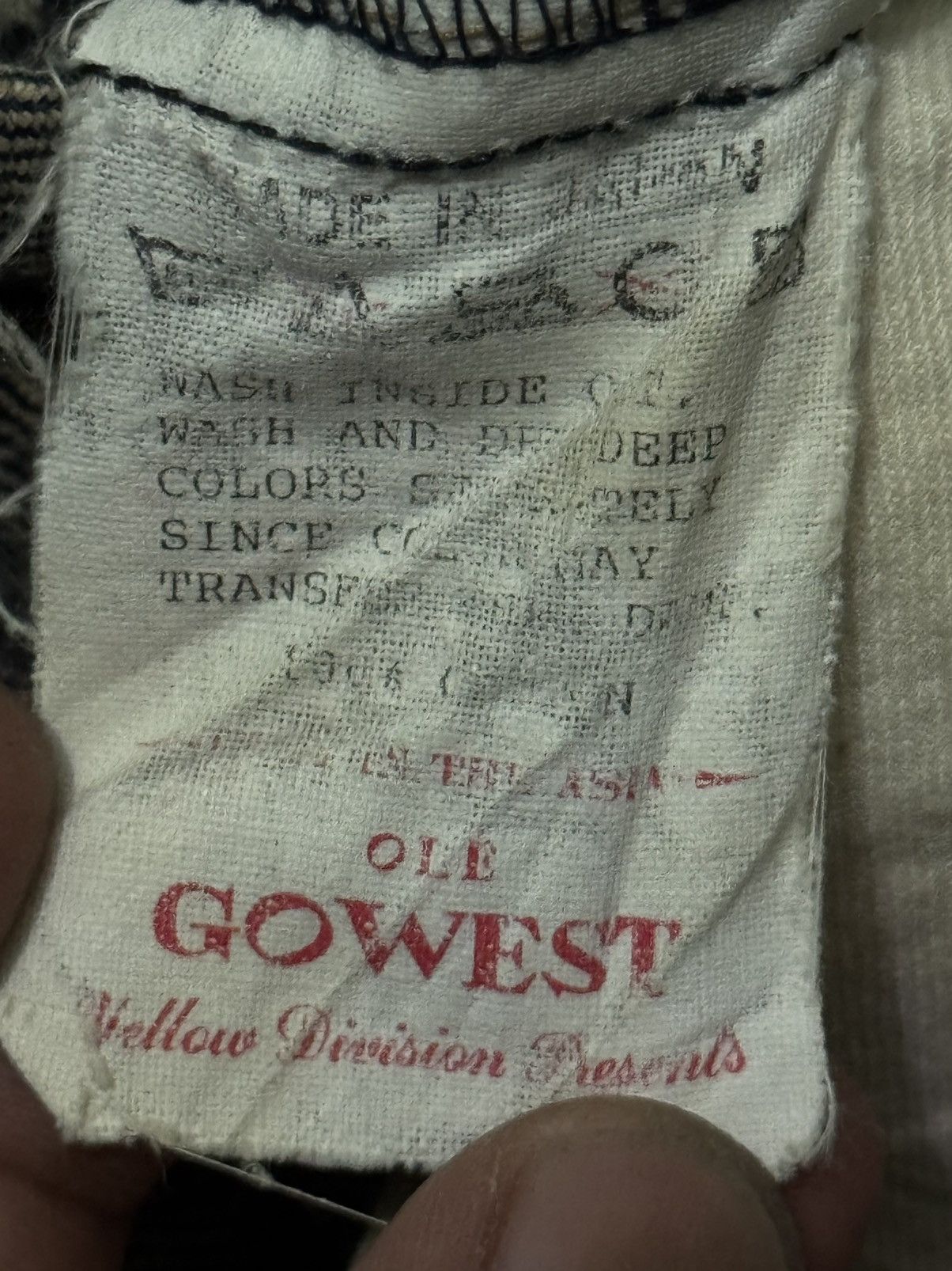 Vintage Vintage Gowest America Blue Denim Size US 31 - 10 Thumbnail