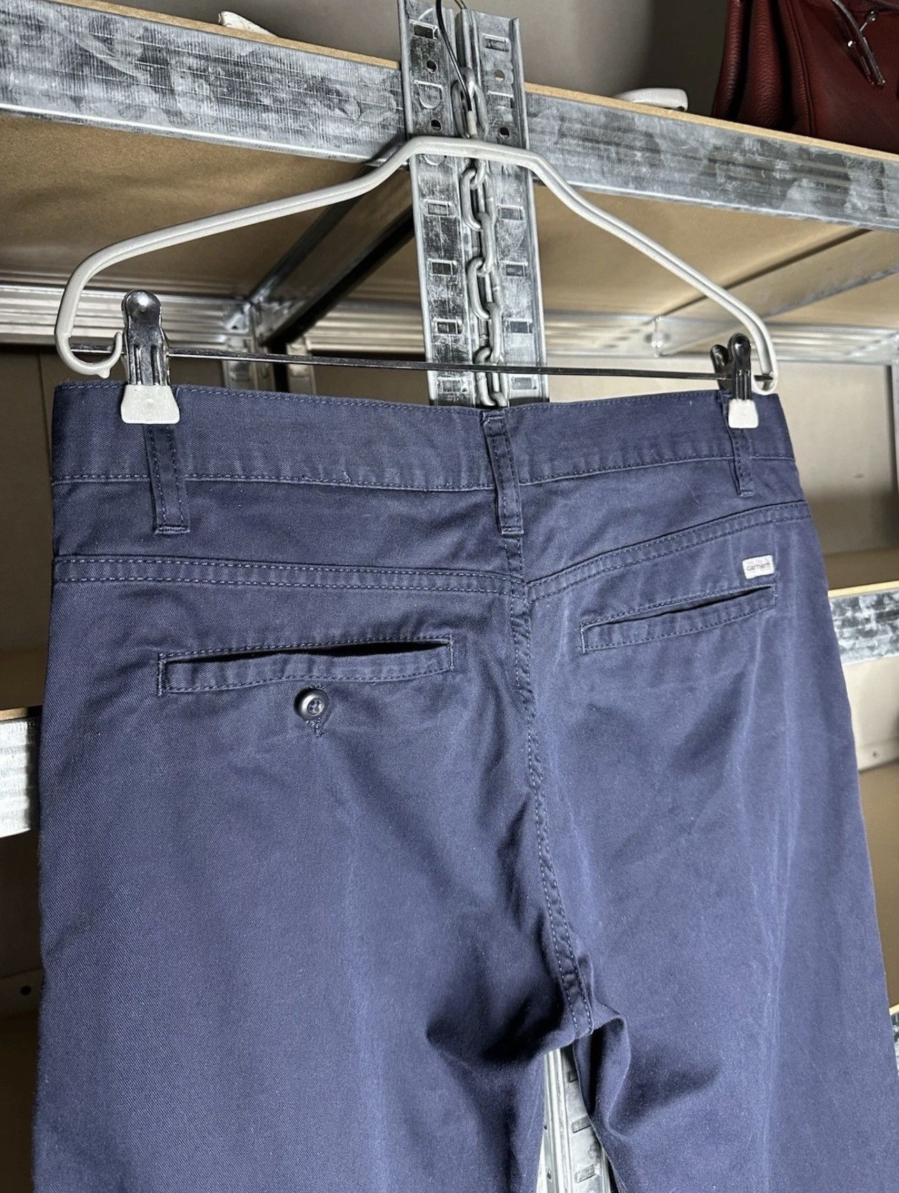 Carhartt Carhartt Station Pant Navy Blue Chino Trousers 30x32 Size US 30 / EU 46 - 4 Thumbnail