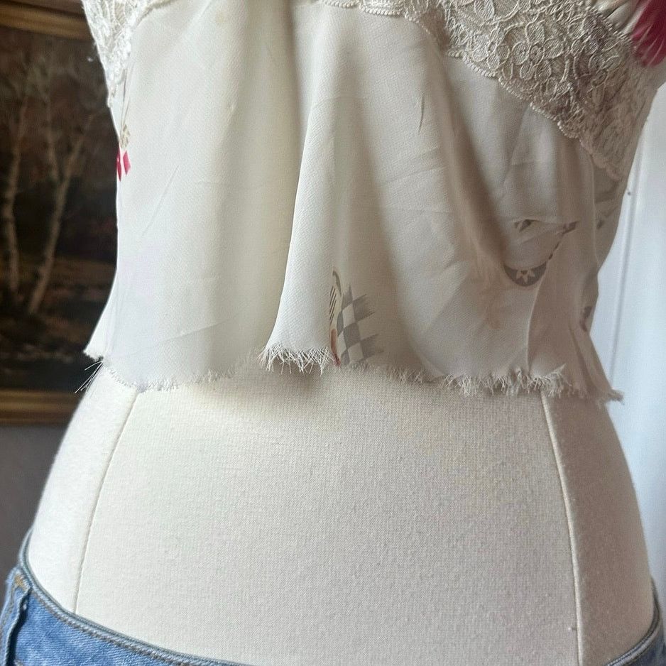 Other no brand red white sheer halter top Size S / US 4 / IT 40 - 2 Thumbnail