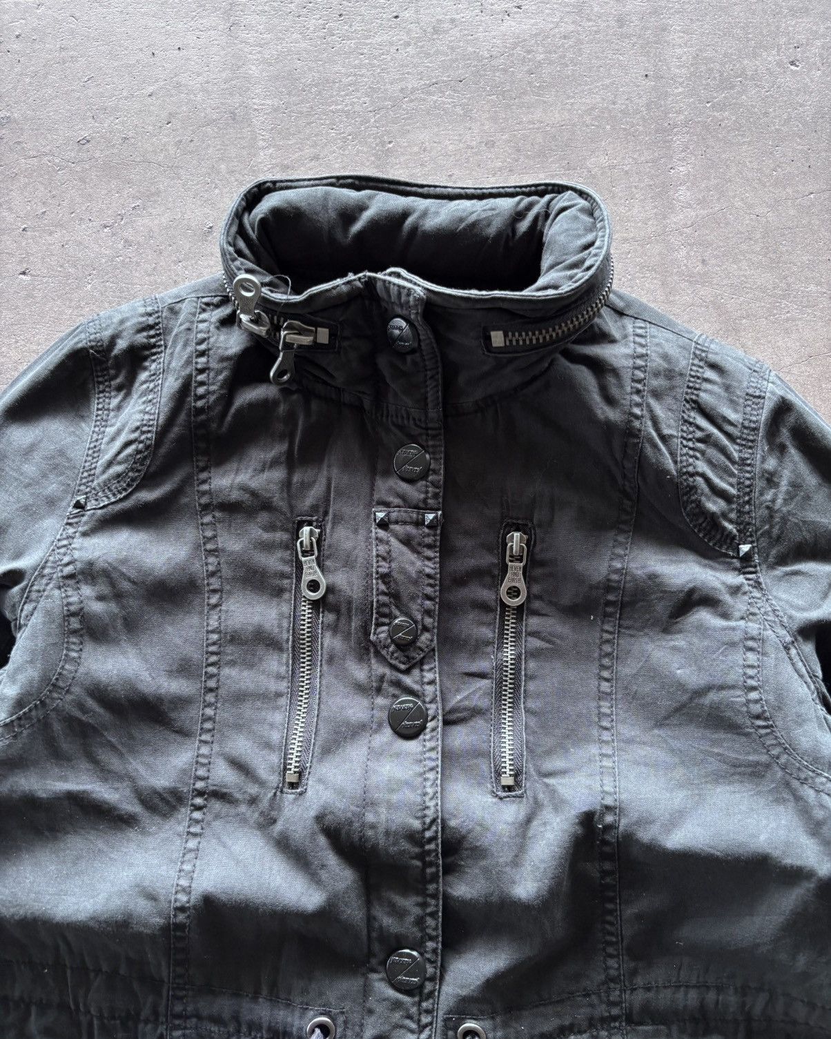 If Six Was Nine Heaven And Earth Faded Black Bono Jacket Size US M / EU 48-50 / 2 - 3 Thumbnail