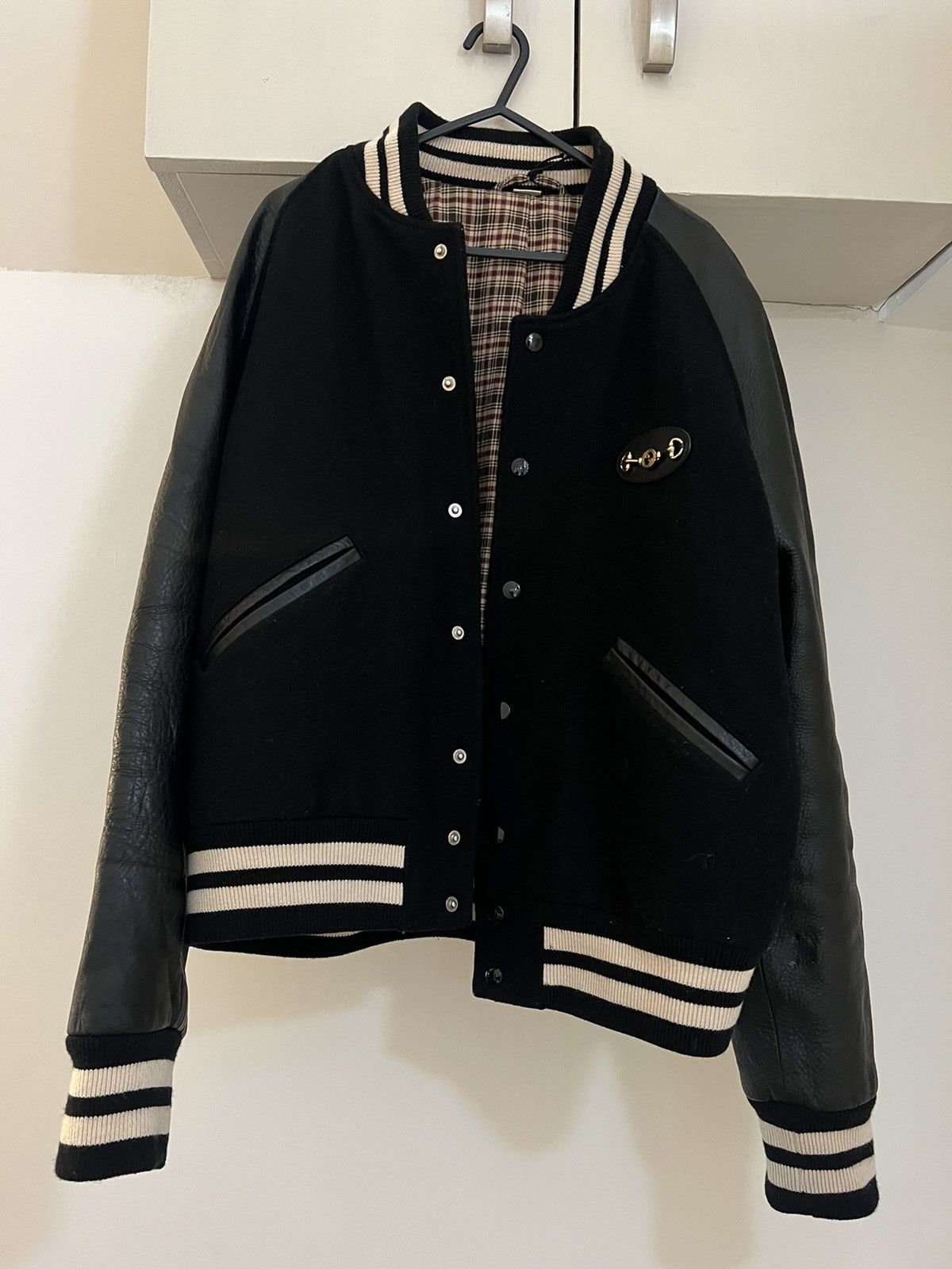 Gucci Gucci men’s bomber leather jacket Size US L / EU 52-54 / 3 - 1 Thumbnail