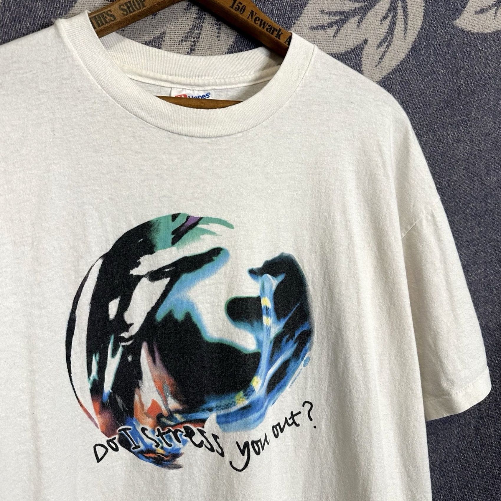 Vintage VINTAGE Alanis Morissette Do I Stress You Out Band T Shirt 90s Winterland XL Size US XL / EU 56 / 4 - 2 Thumbnail