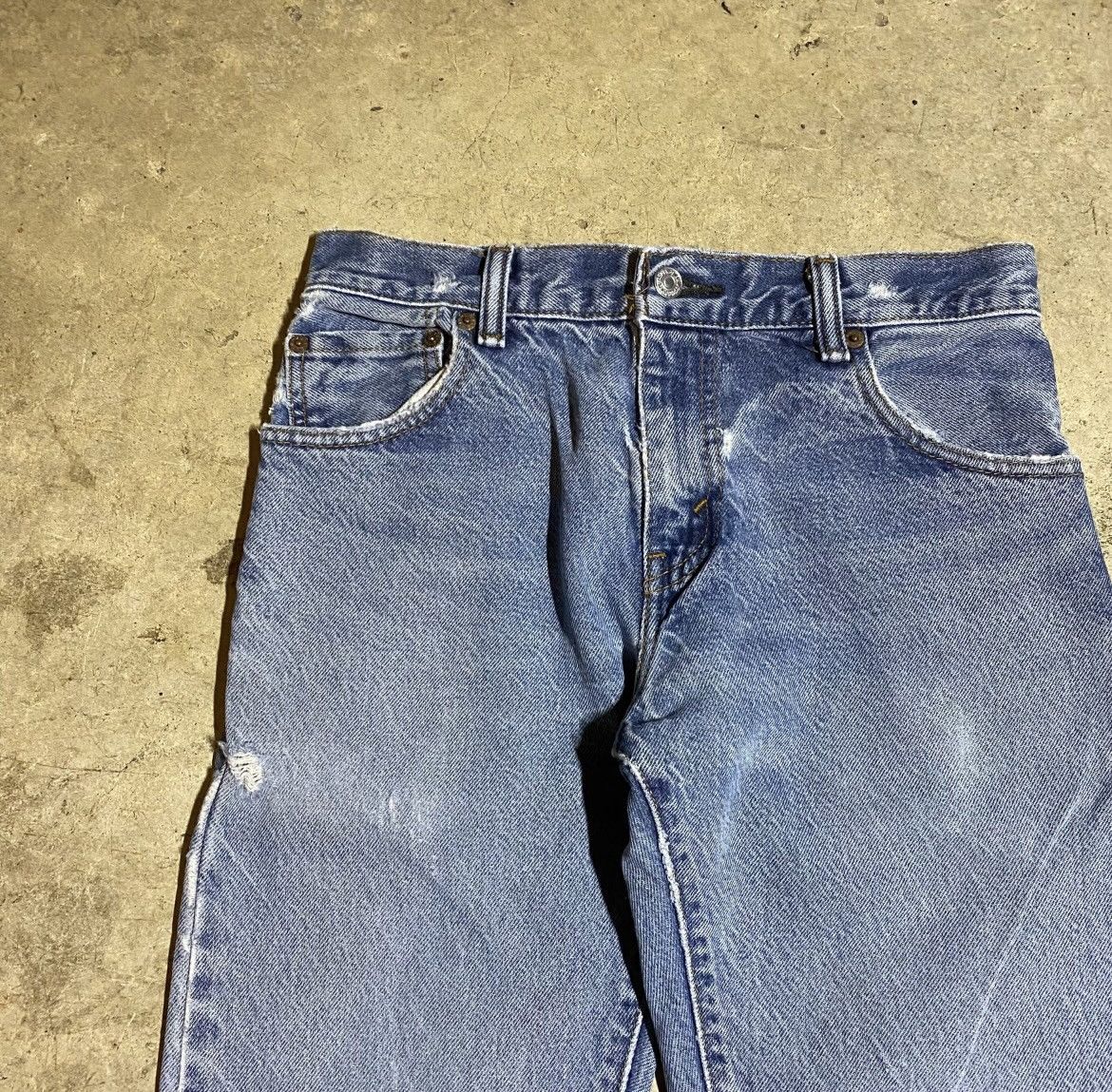 Levi's × Vintage 2000s Light Wash Levi 517 Flares Size US 28 / EU 44 - 2 Thumbnail