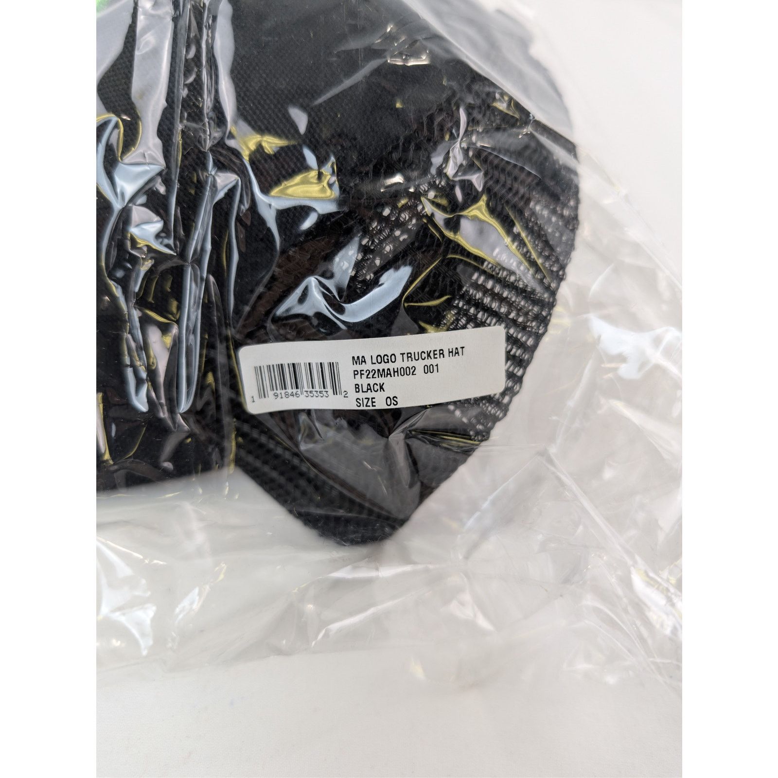 Amiri o1rshd1 Q:16 / Size: OS / MA Logo Trucker Cap / Hat in Black Size ONE SIZE - 17 Thumbnail