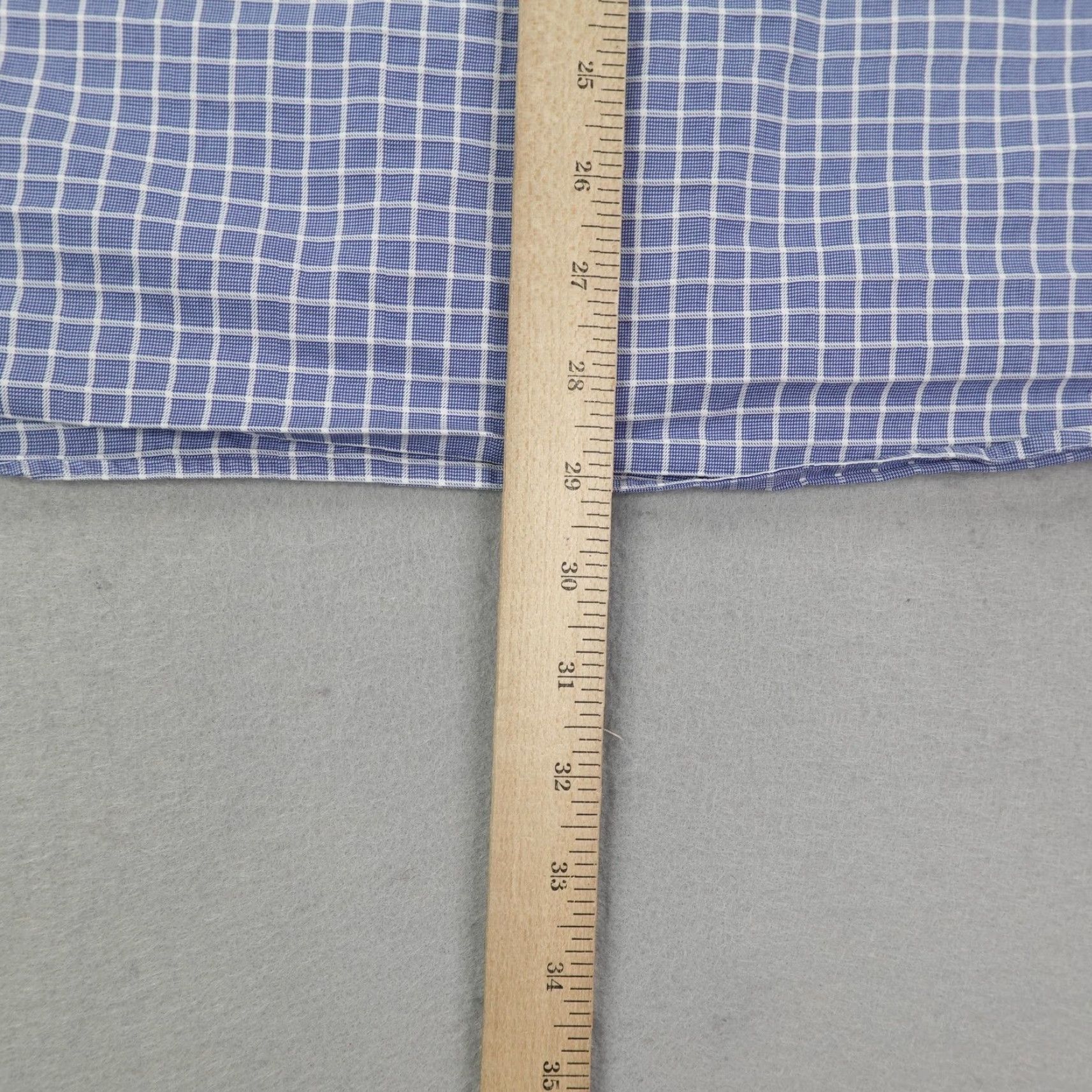 Vintage Stenstroms Shirt Mens XL Blue White Plaid Twofold Super Cotton Button Up Size US XL / EU 56 / 4 - 5 Thumbnail