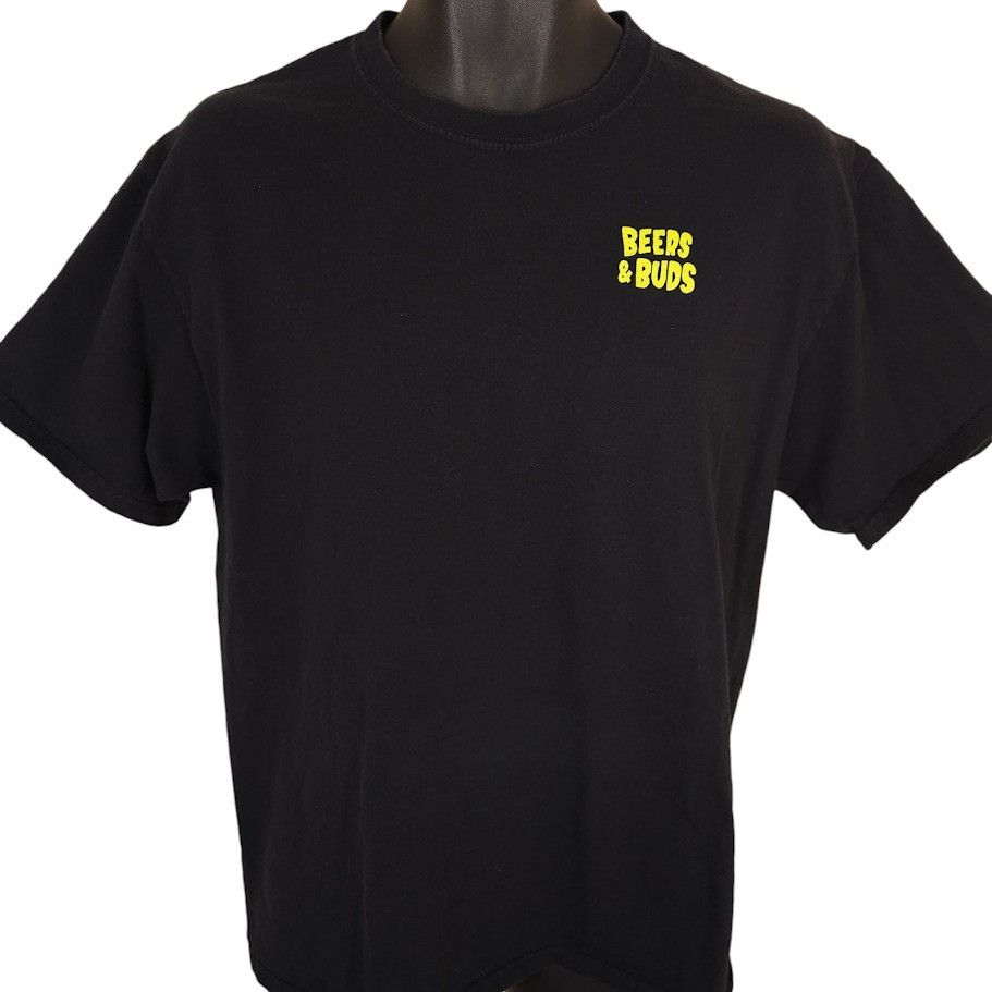 Other Beers & Buds T Shirt Mens Size Medium Black Cannabis Beer Size US M / EU 48-50 / 2 - 2 Thumbnail