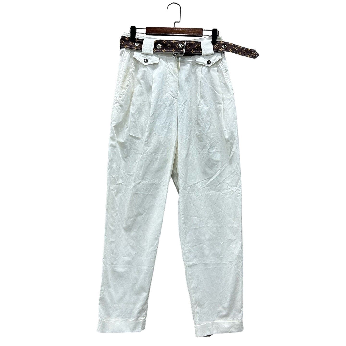 Louis Vuitton Louis Vuitton Monogram Belt Trousers Size 38 Size 27" / US 4 / IT 40 - 1 Thumbnail
