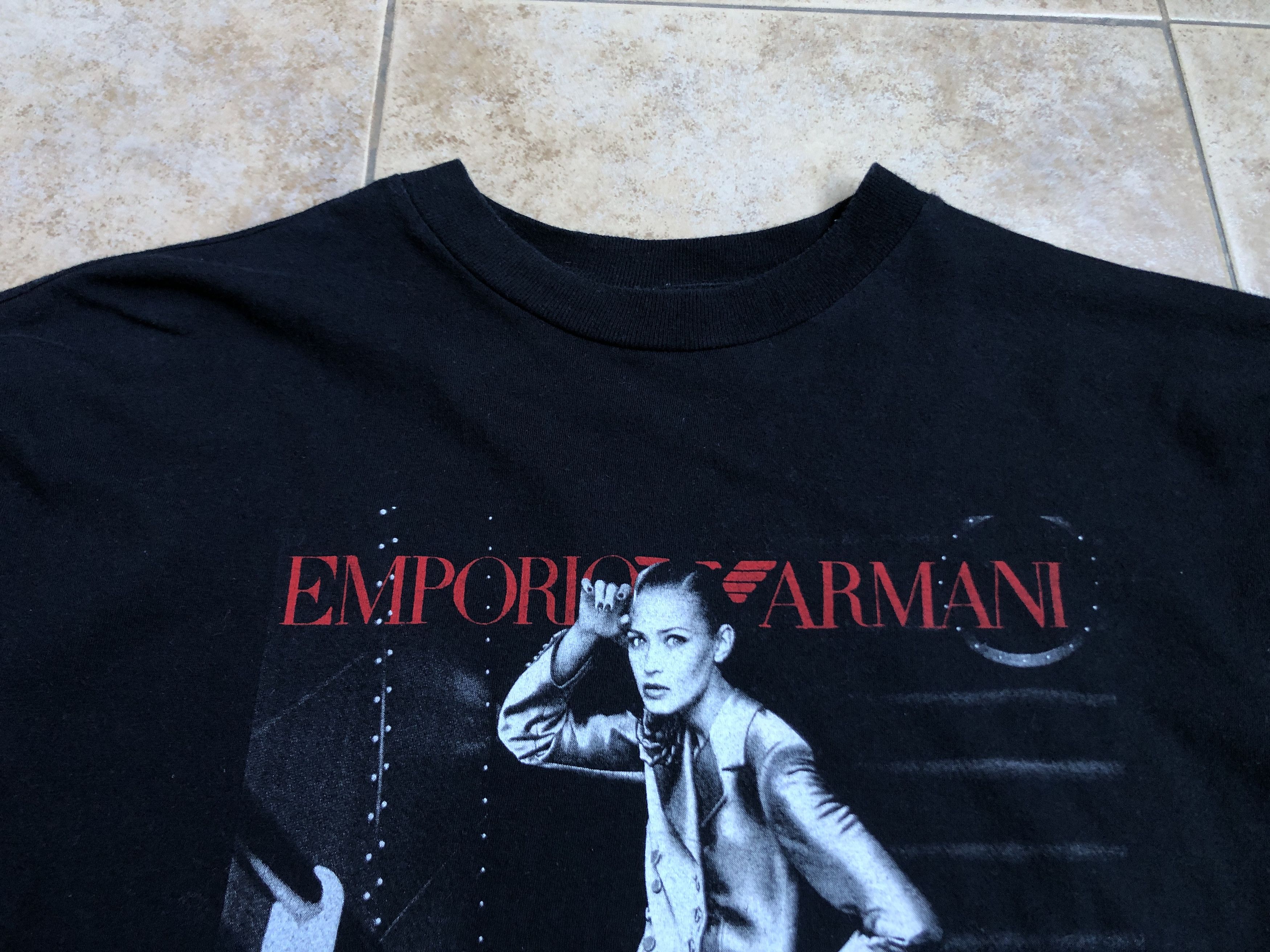 Emporio Armani Emporio Armani Vintage Long Sleeve Tee Magdalena Wrobel Size US M / EU 48-50 / 2 - 9 Thumbnail