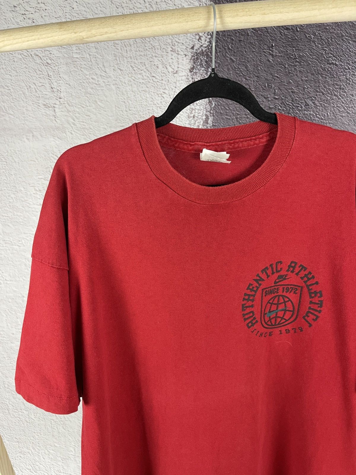 Nike Nike Authentic Athletic vintage 80s 90s single stitch tee Size US XL / EU 56 / 4 - 9 Thumbnail