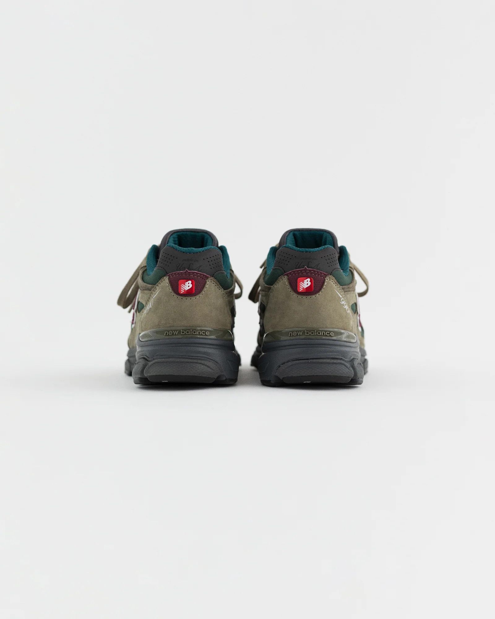 Aime Leon Dore × New Balance o1mle0725 New Balance Made In Usa 990V3 Sneakers Olive/Green Size US 11.5 / EU 44-45 - 3 Thumbnail