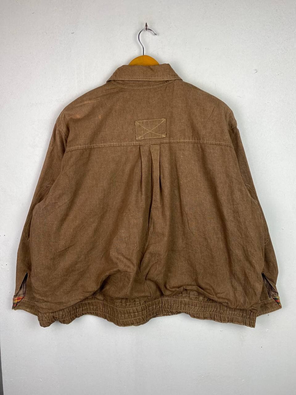 Japanese Brand vintage japanese brands denim jacket flannel lining Size US XXL / EU 58 / 5 - 8 Thumbnail